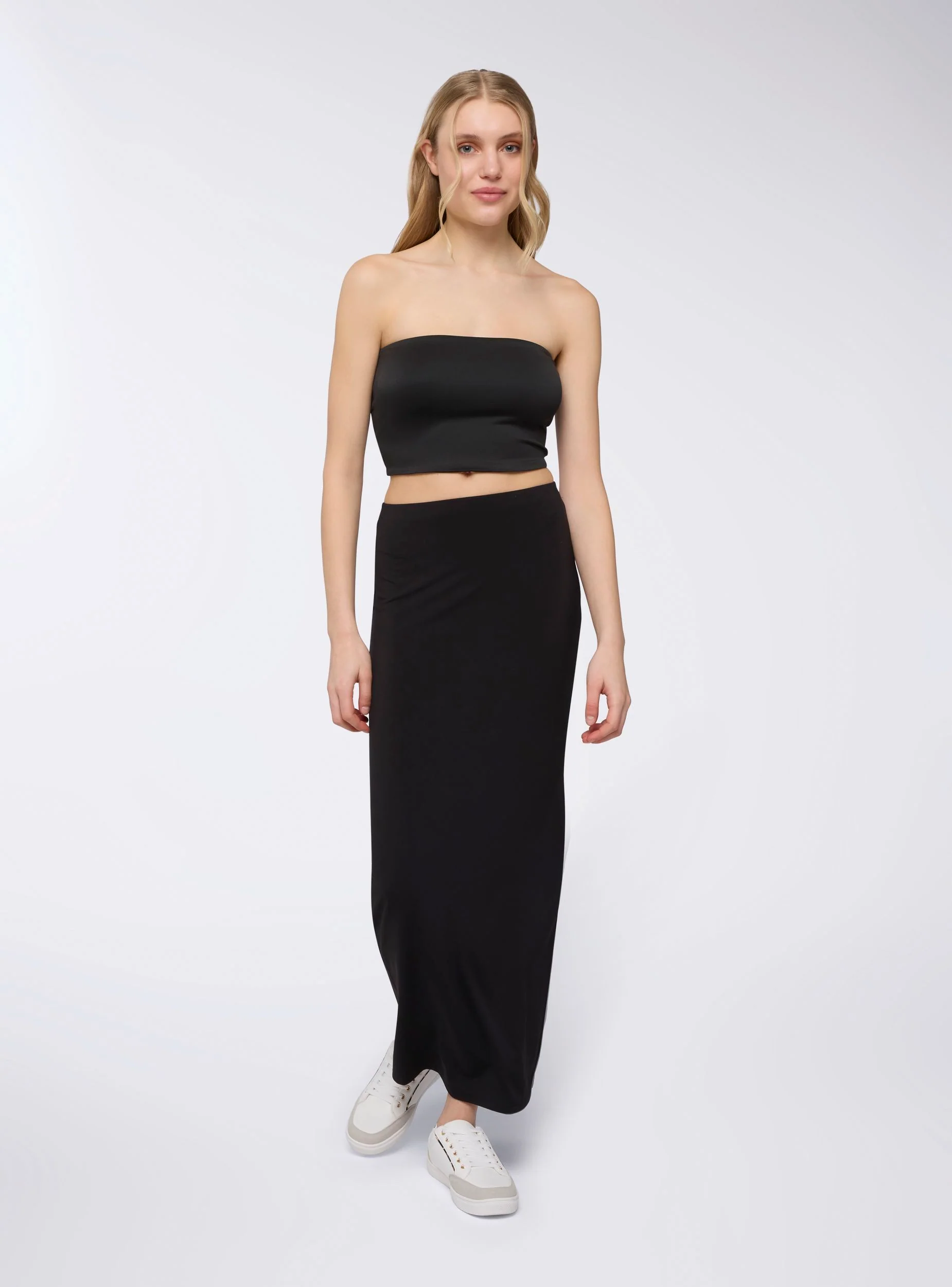 Top crop a fascia tinta unita - Image 3