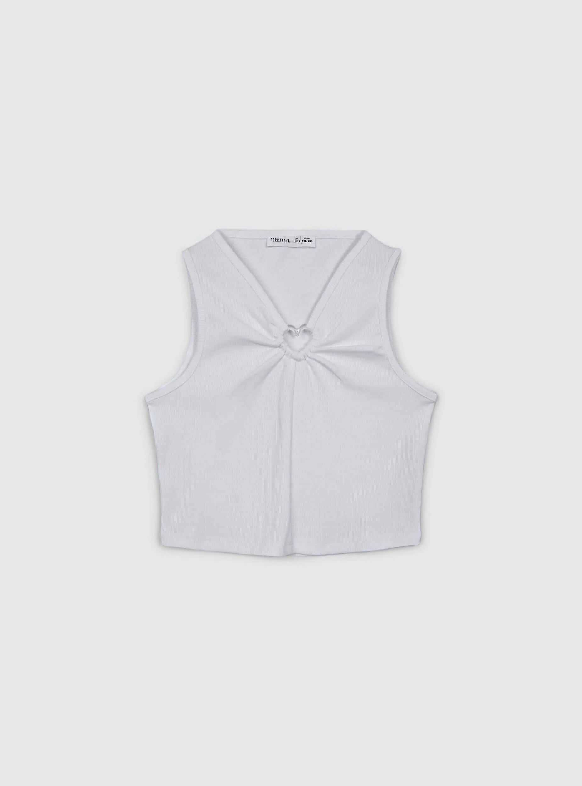 Top crop con cut-out a cuore - Image 5