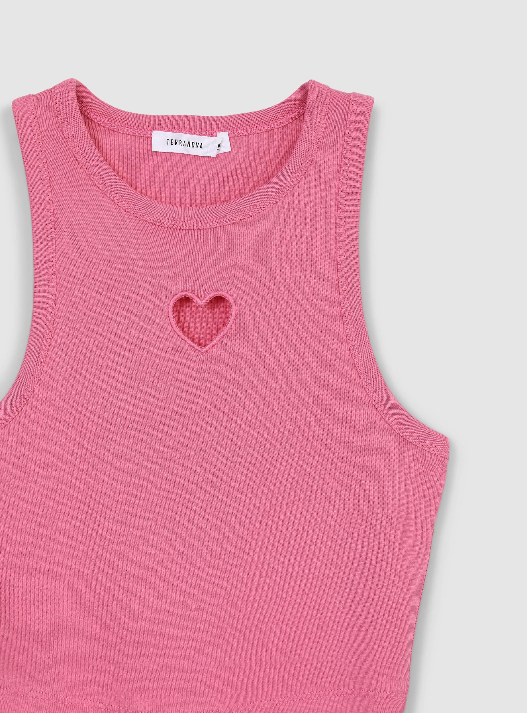 Top crop con scollo americano e ricamo cut-out - Image 6
