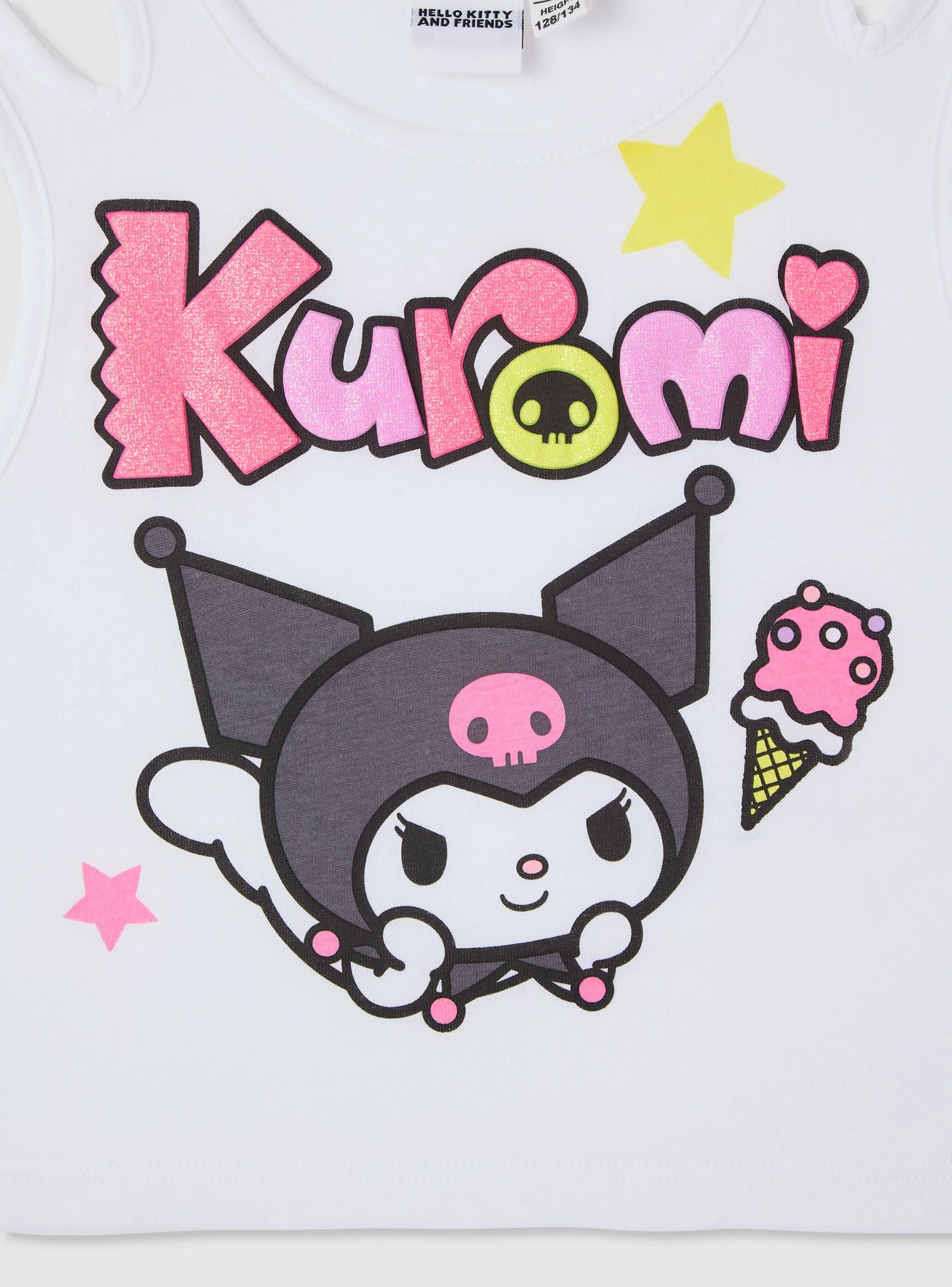 Top crop con stampa Kuromi® e cut-out - Image 5