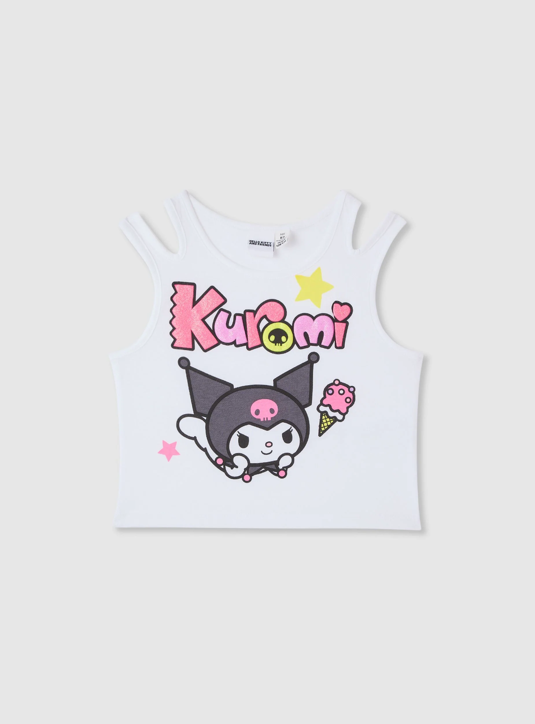 Top crop con stampa Kuromi® e cut-out - Image 7