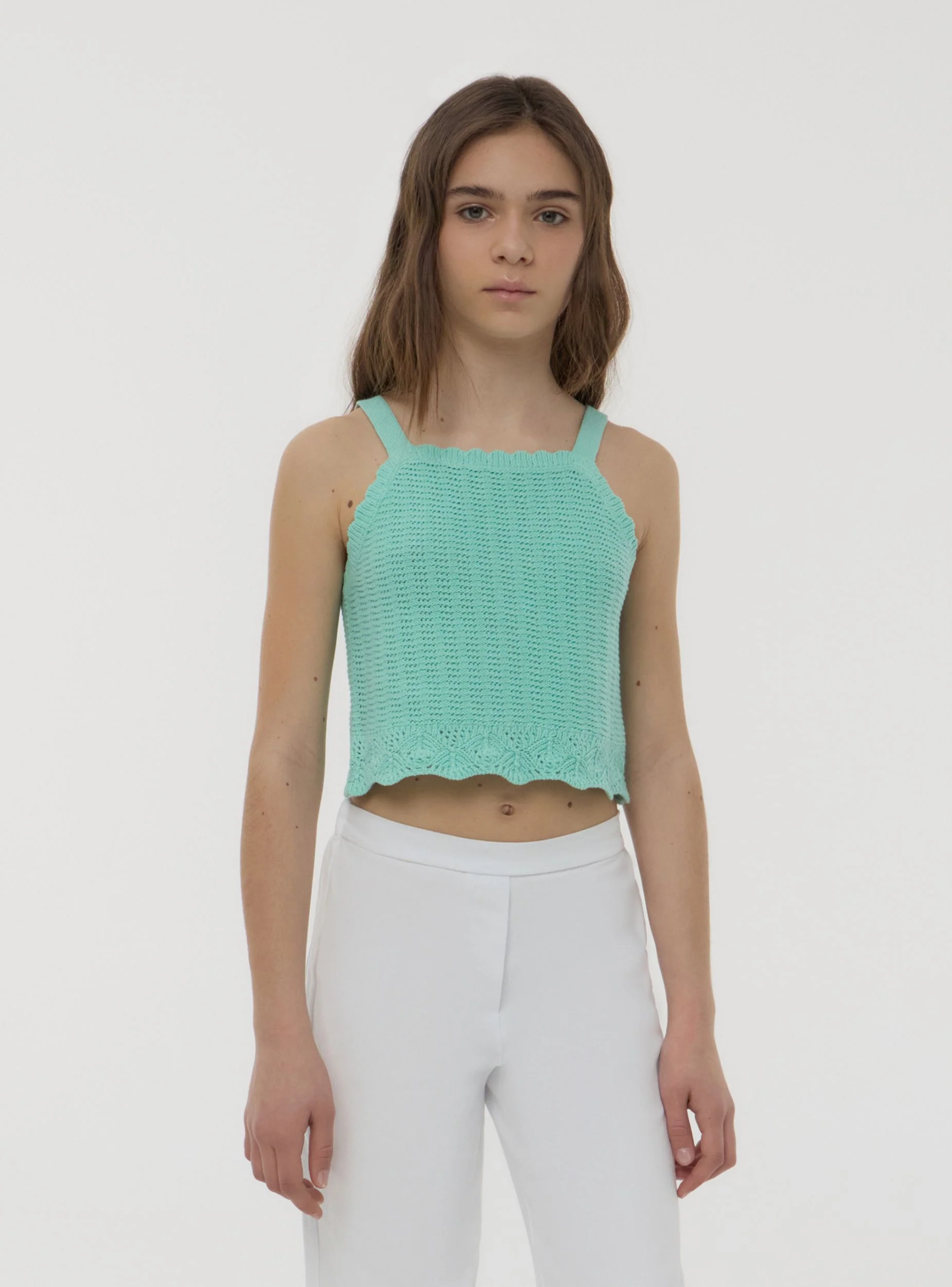Top crop crochet