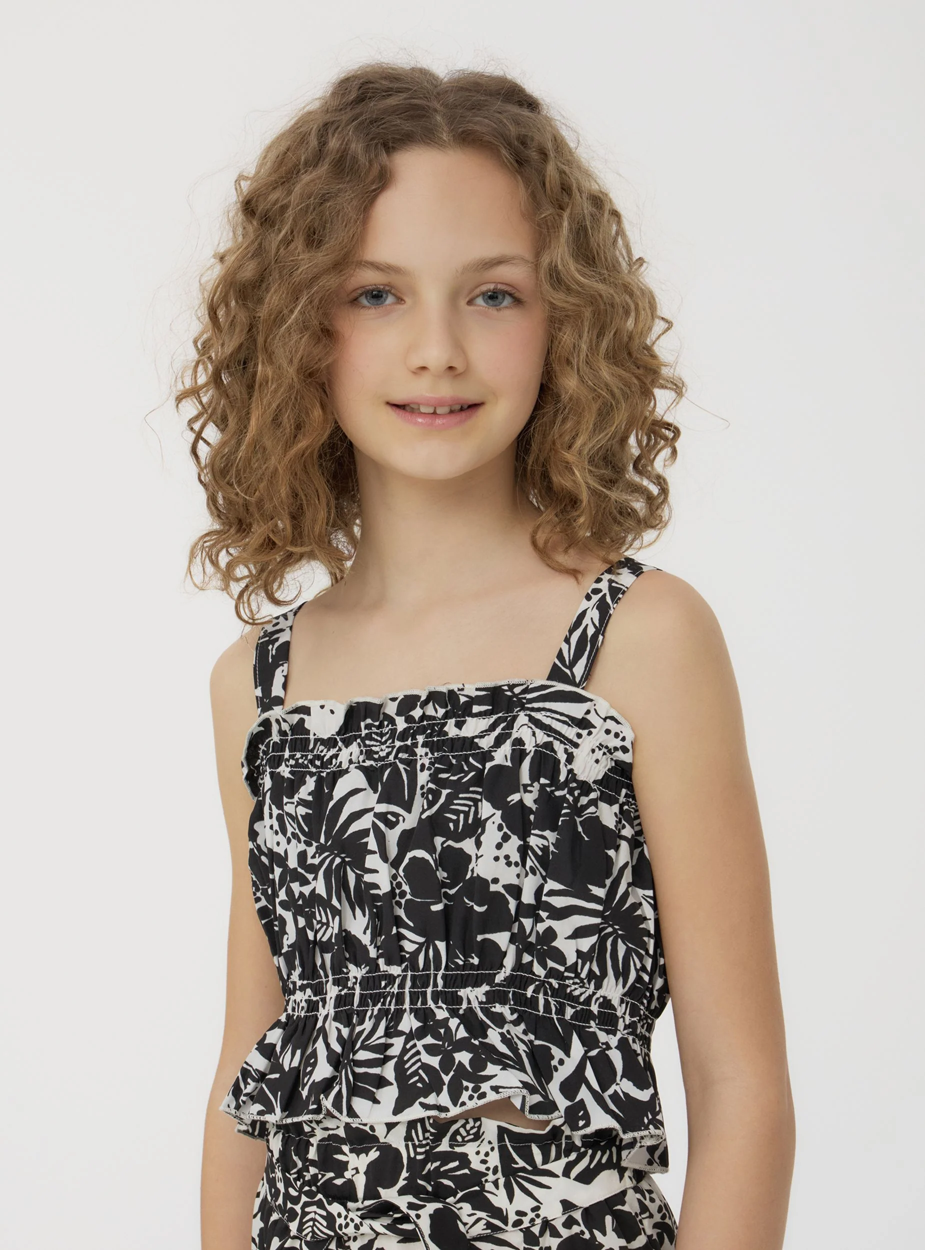Top crop floreale - Image 3