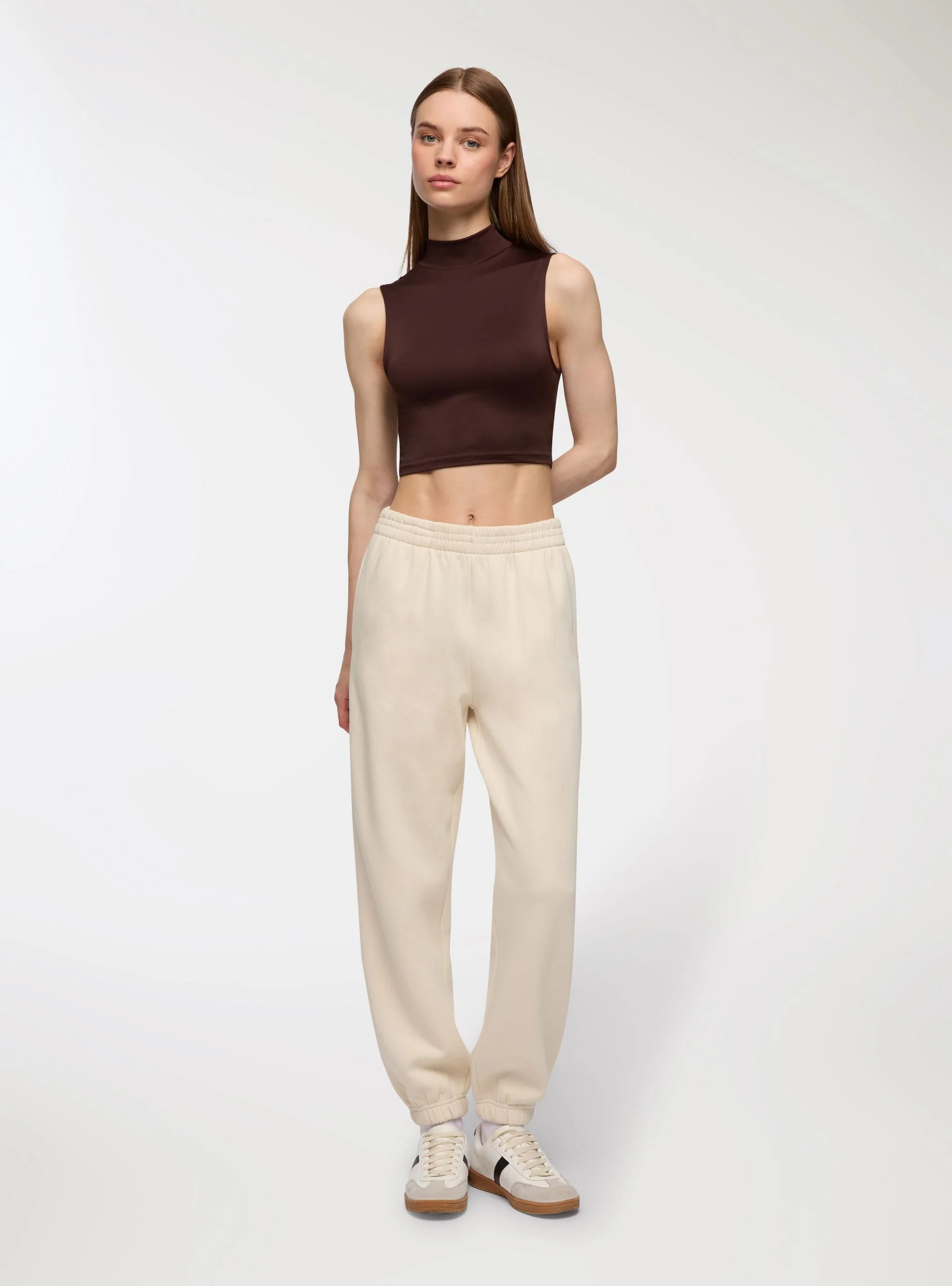 Top crop lupetto elasticizzato - Image 4