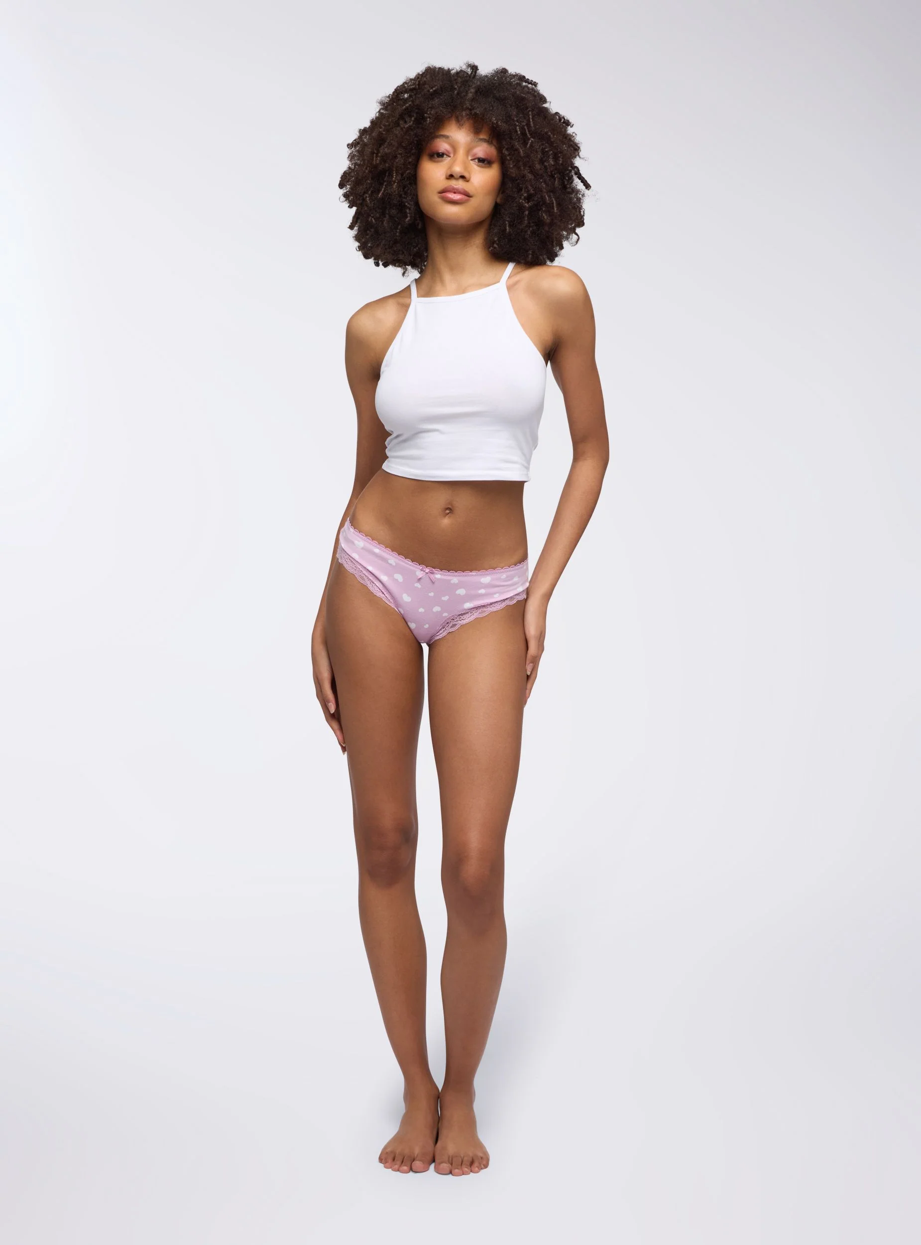 Top crop scollo americano