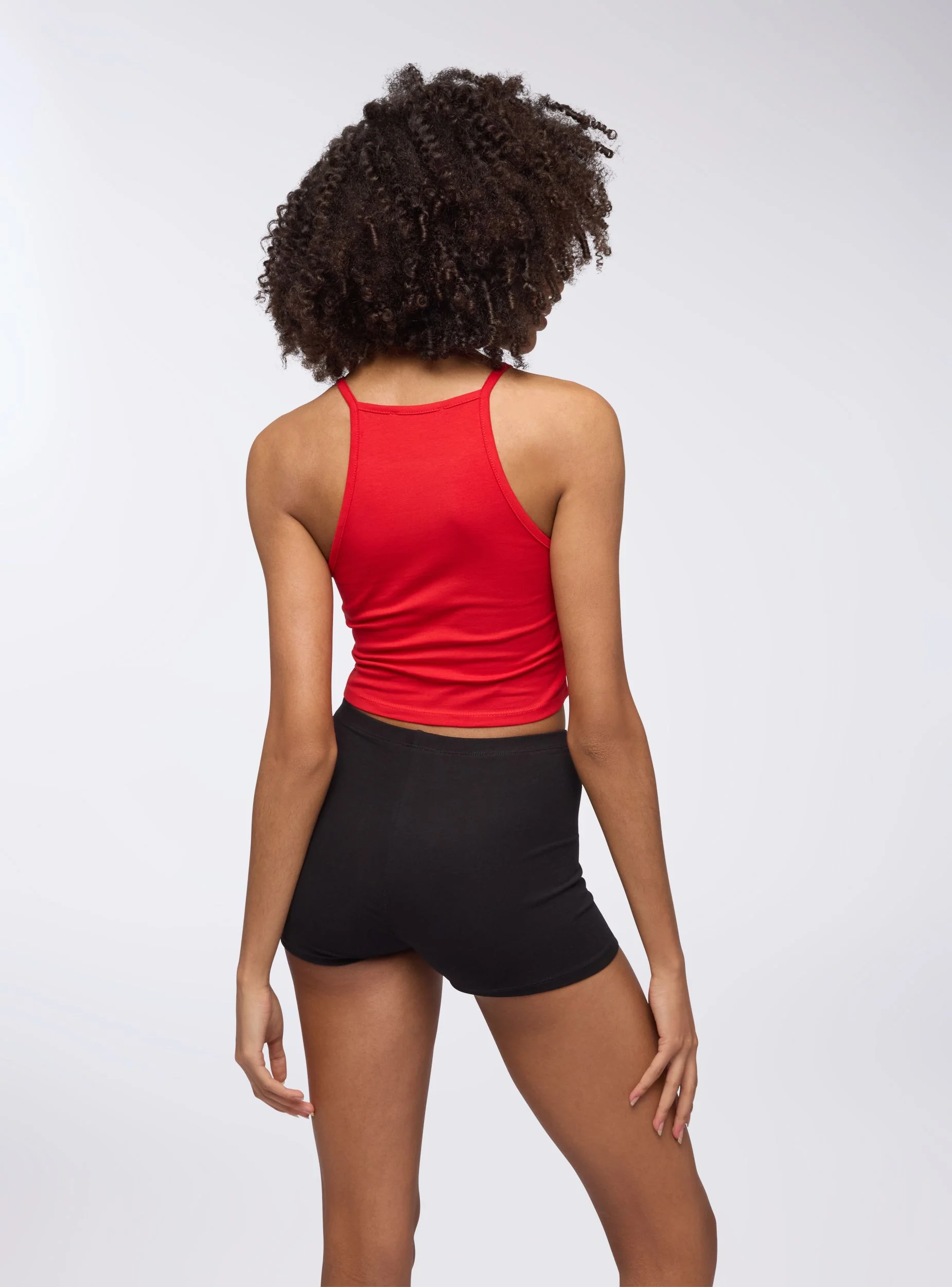 Top crop scollo americano