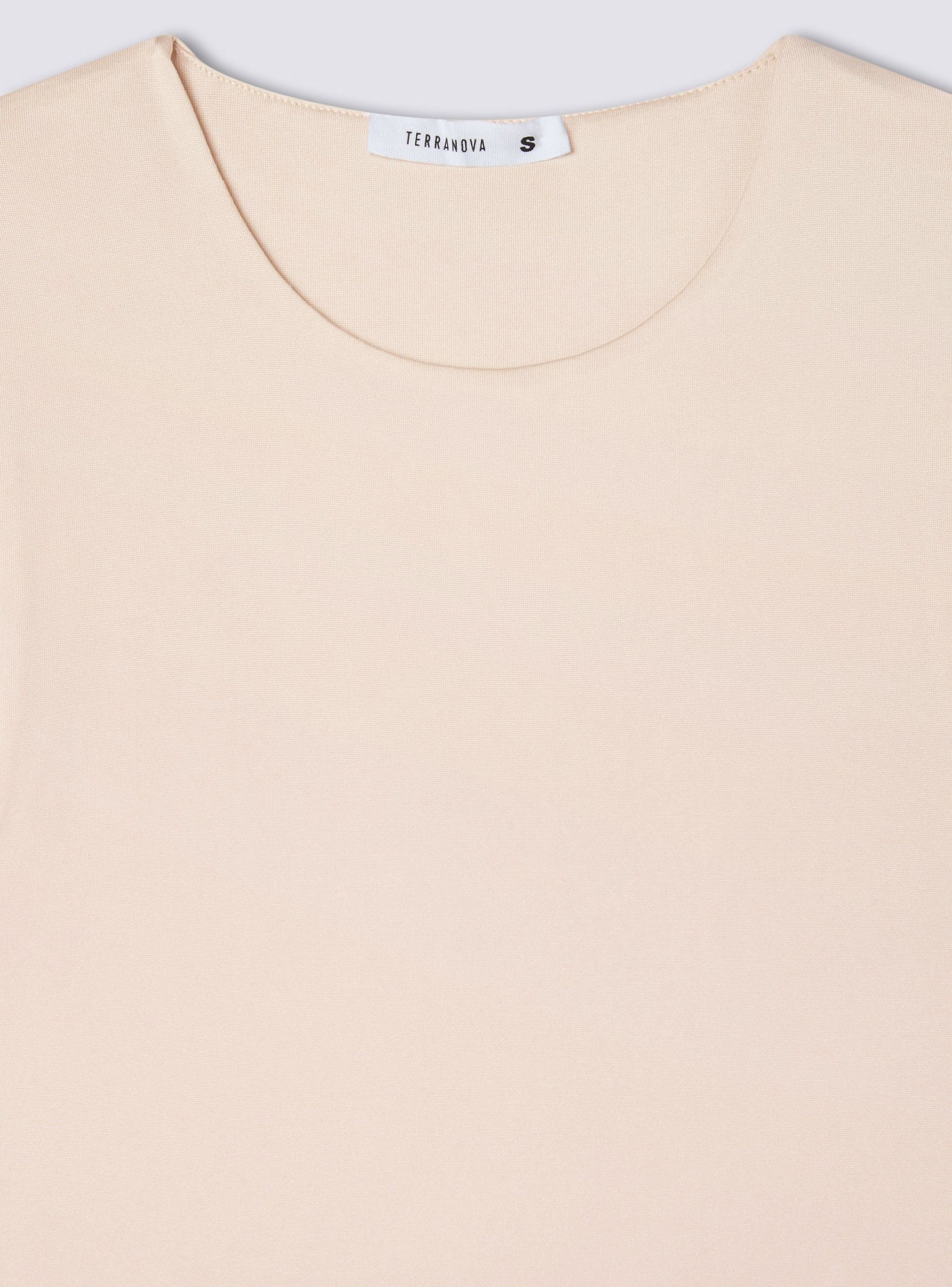 Top elasticizzato a tinta unita - Image 6