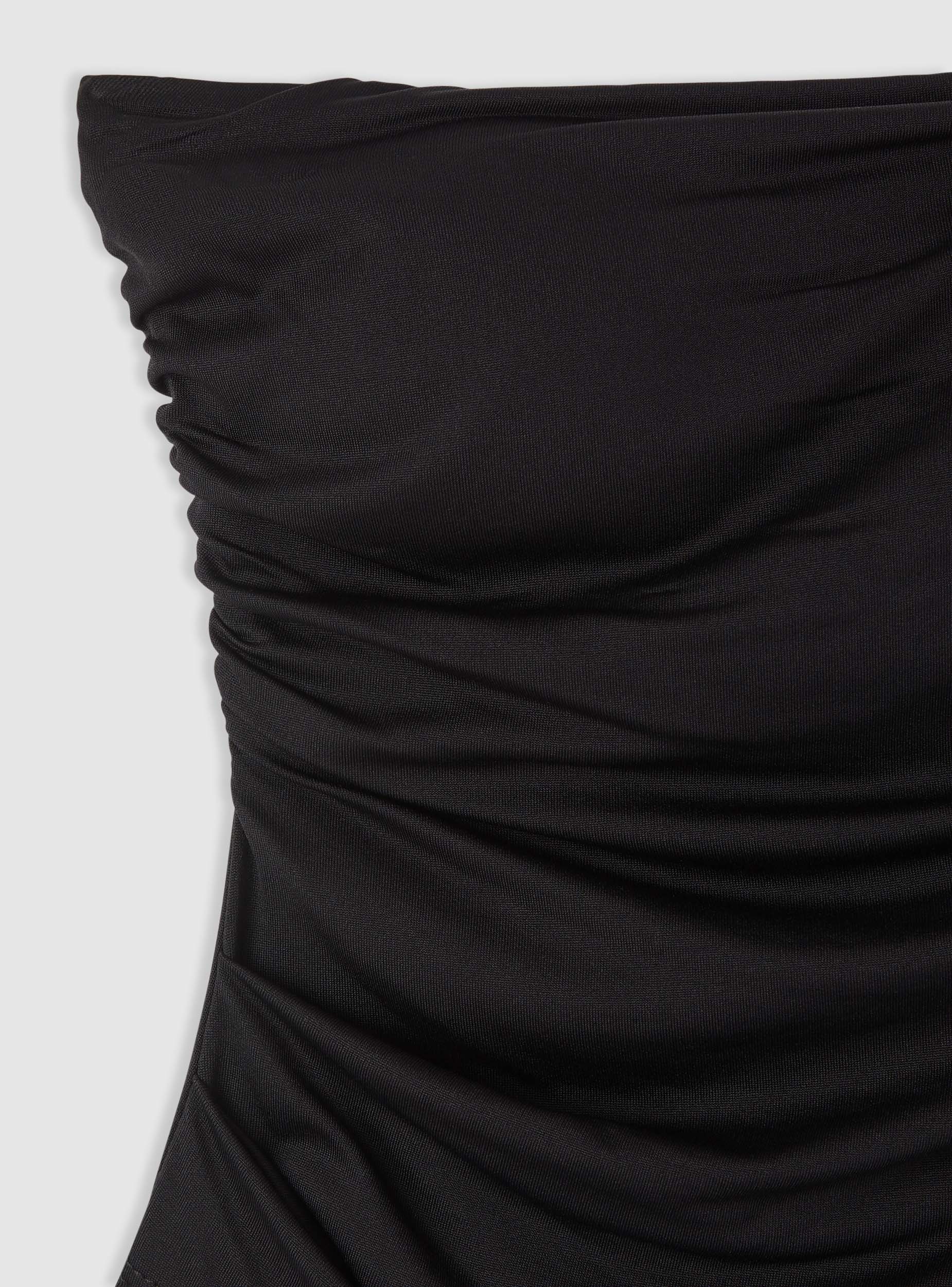 Top fascia con coppe asimmetriche e drappeggio - Image 7