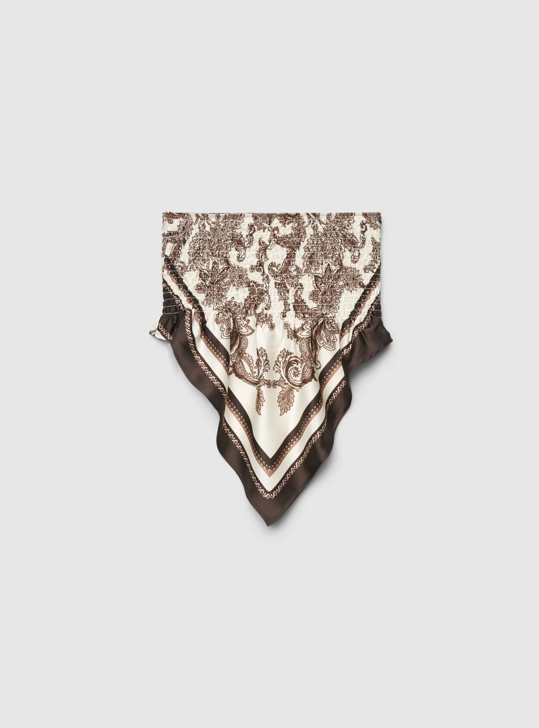 Top fascia foulard con fantasia cachemire - Image 5