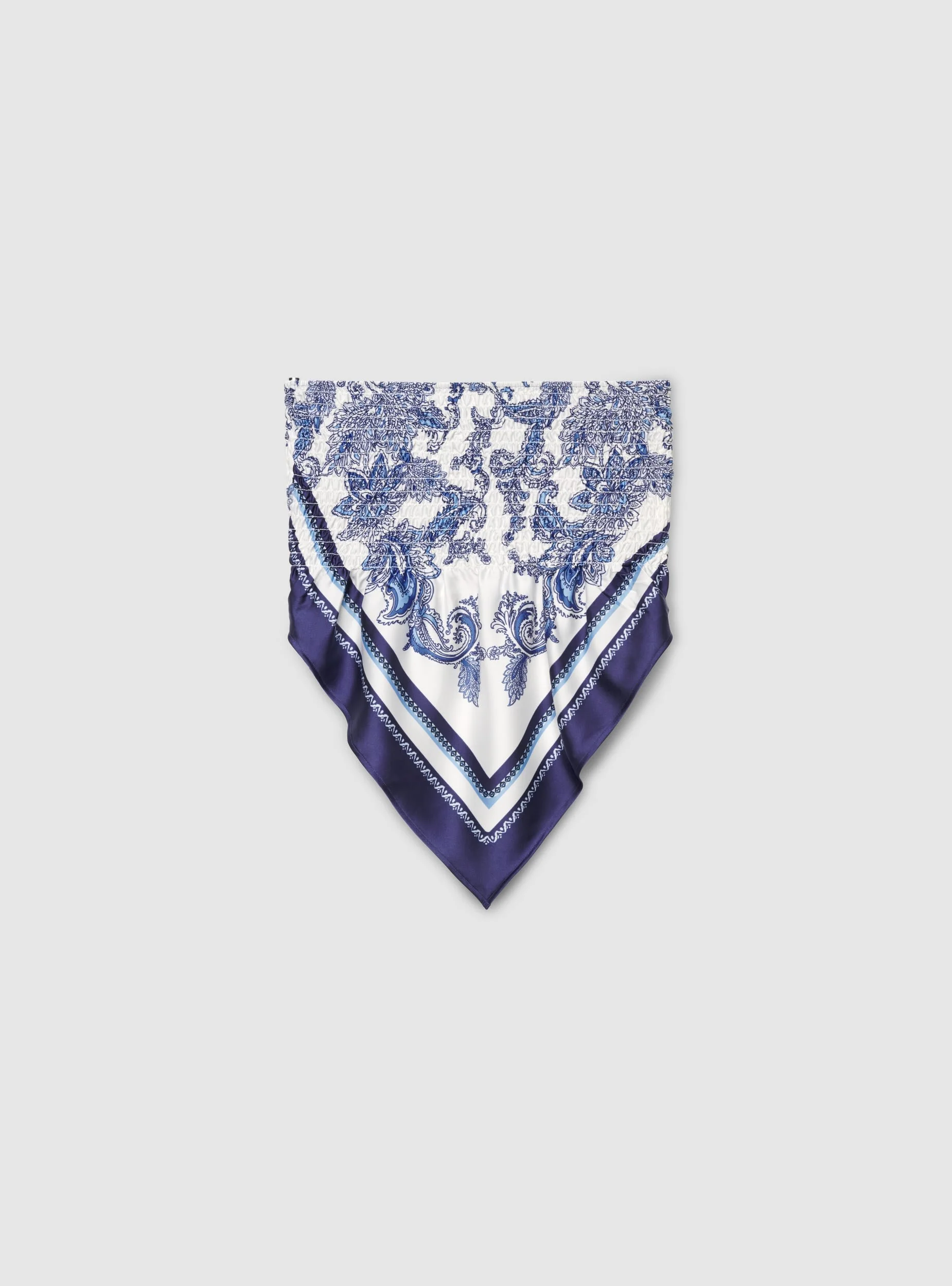Top fascia foulard con fantasia cachemire - Image 5