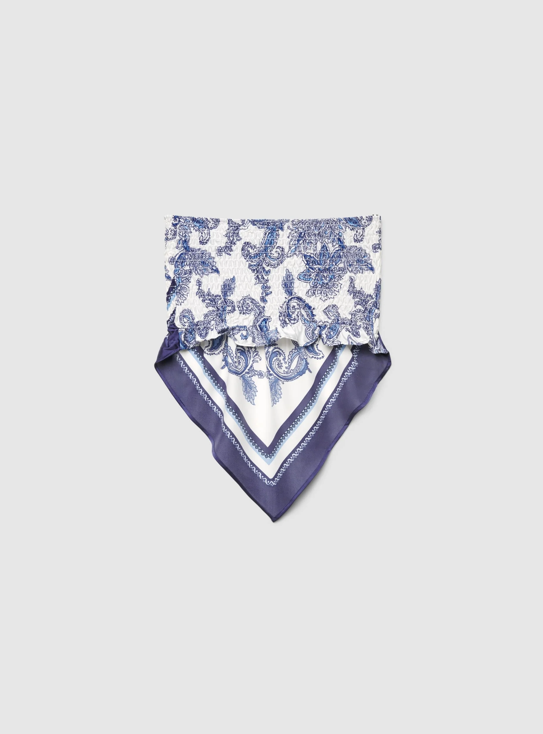 Top fascia foulard con fantasia cachemire - Image 6