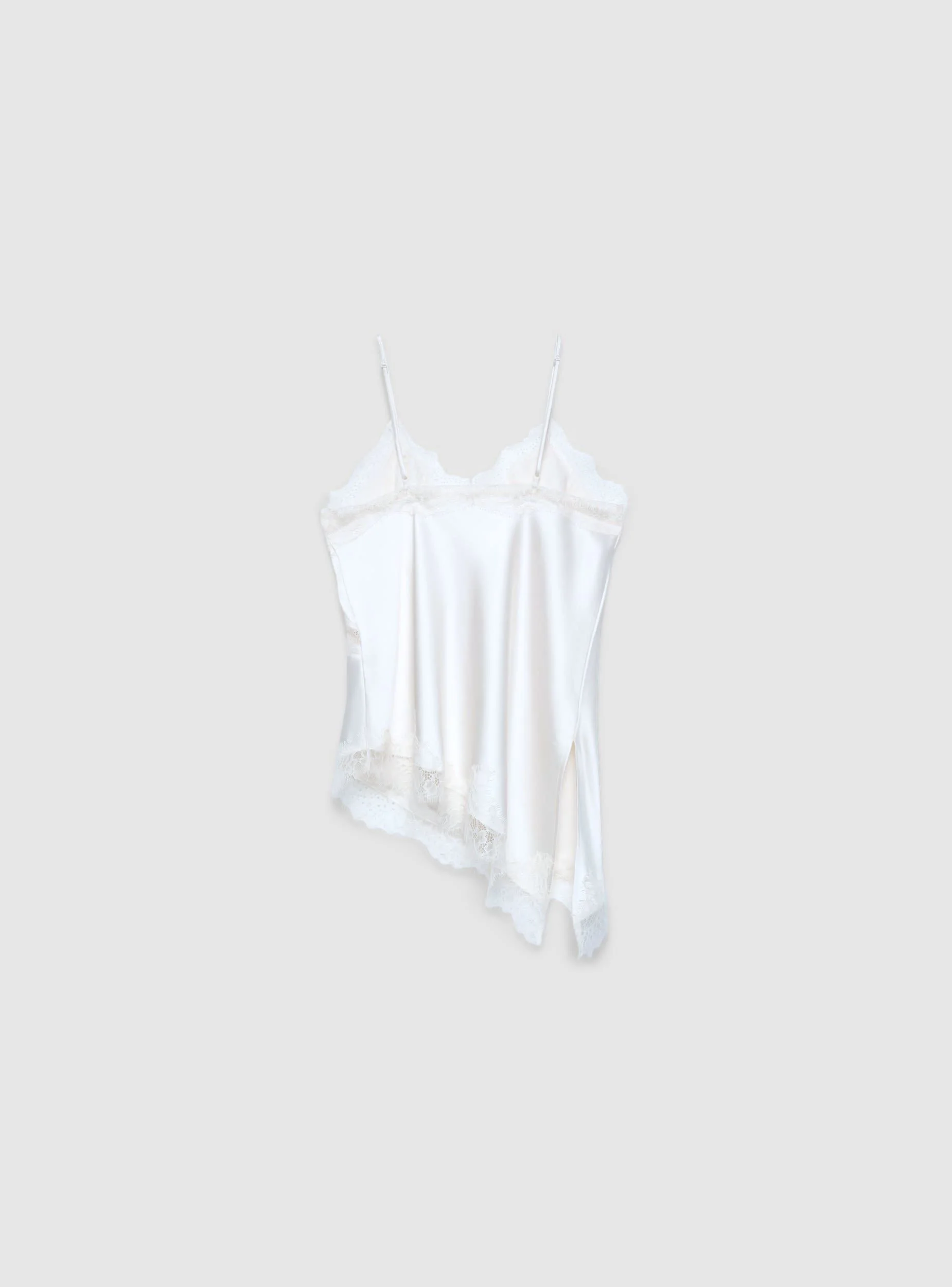 Top lingerie asimmetrico in satin - Image 6