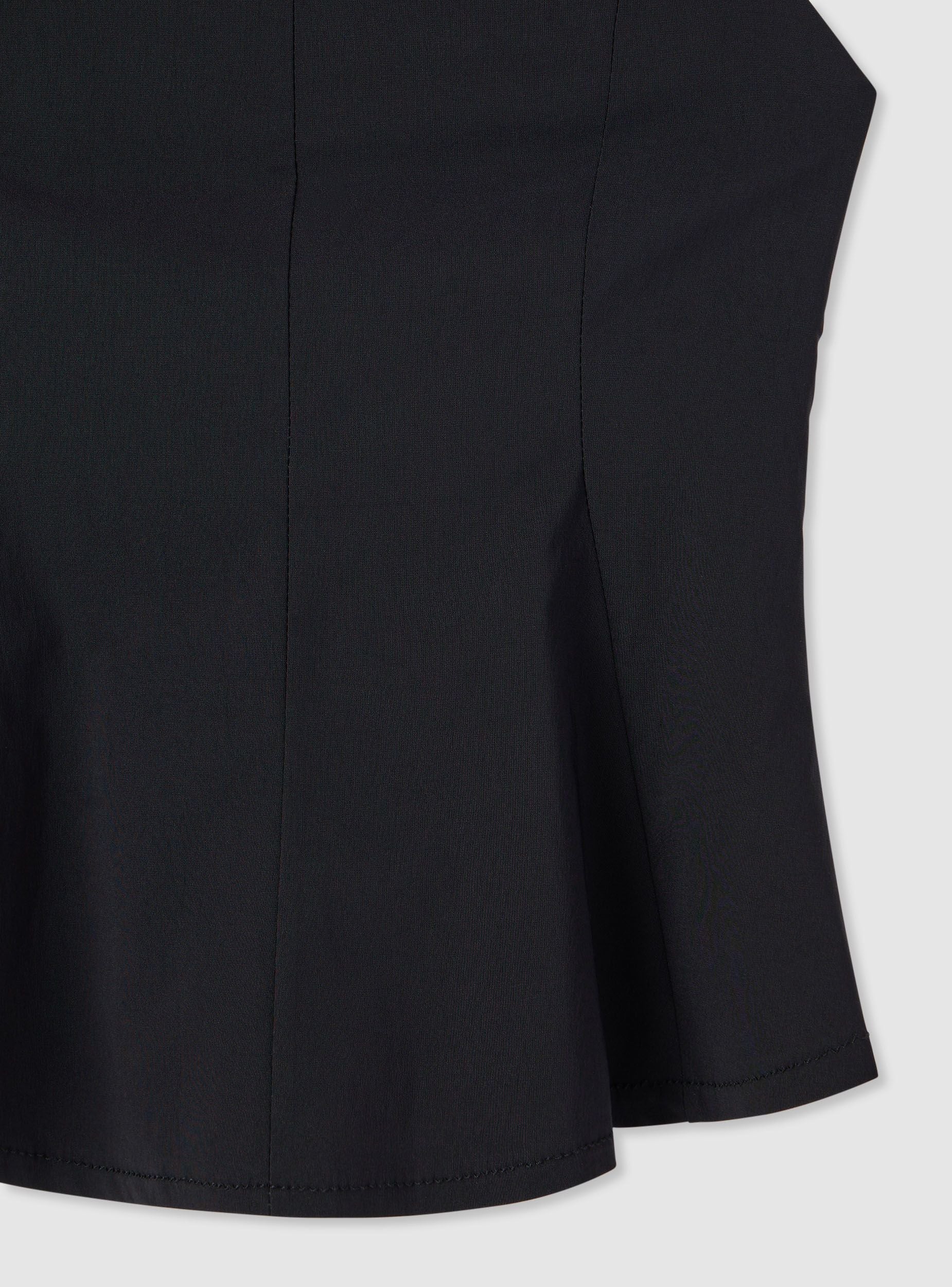 Top peplum a tinta unita - Image 5