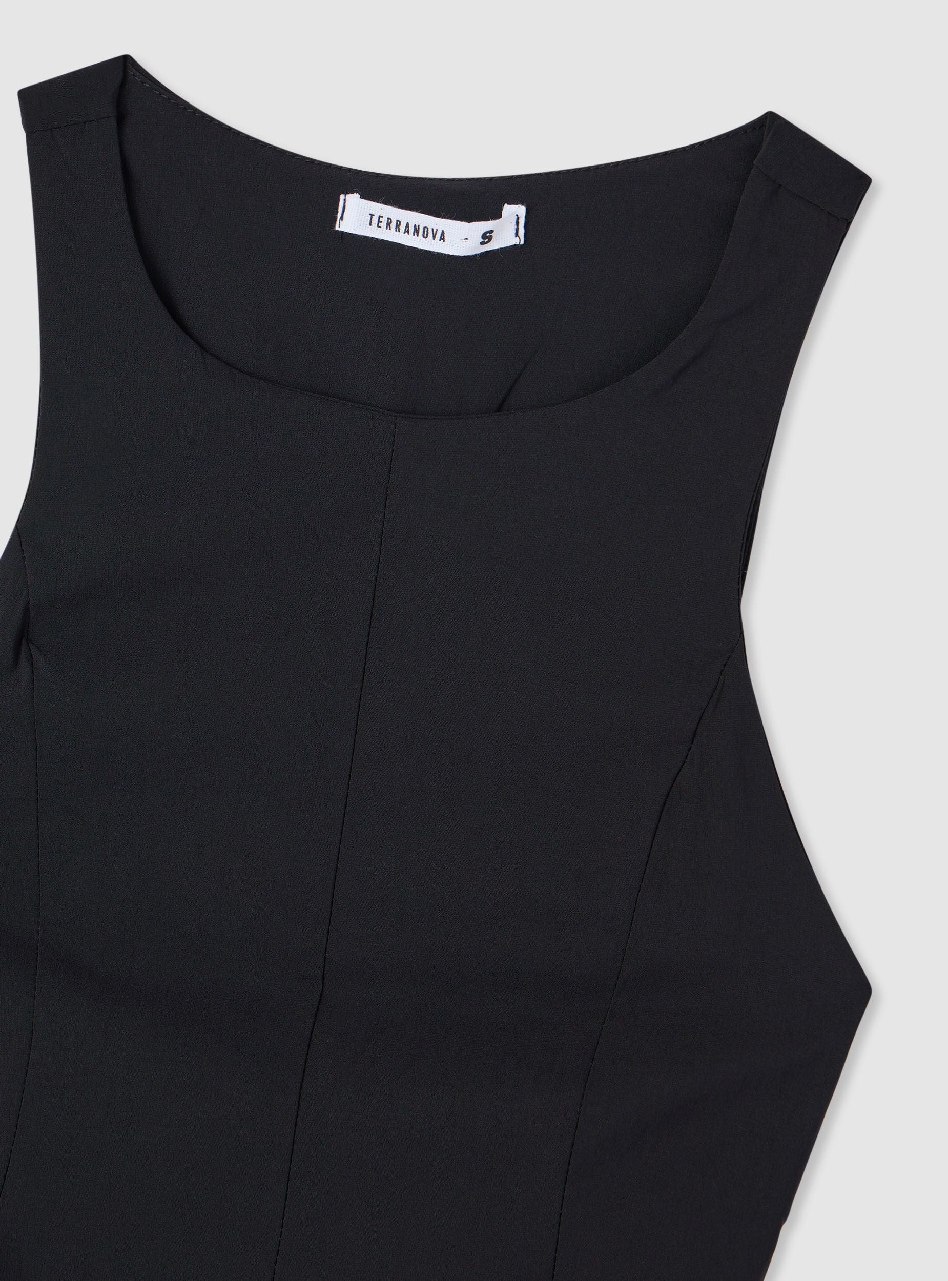 Top peplum a tinta unita - Image 6