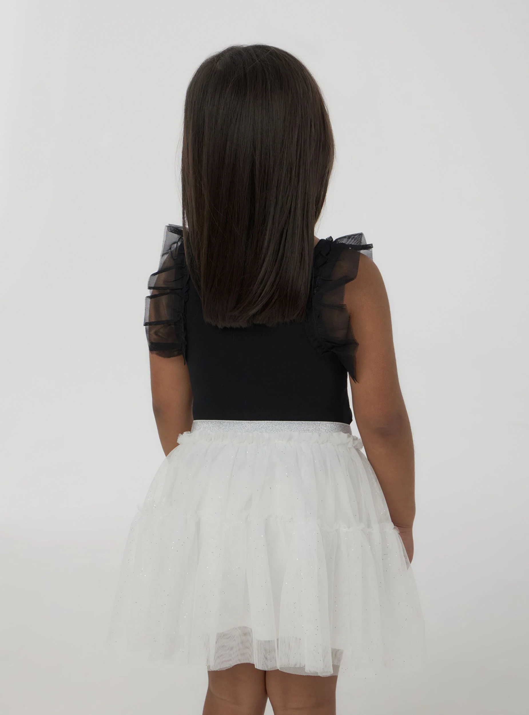 Top spalle larghe in tulle - Image 3