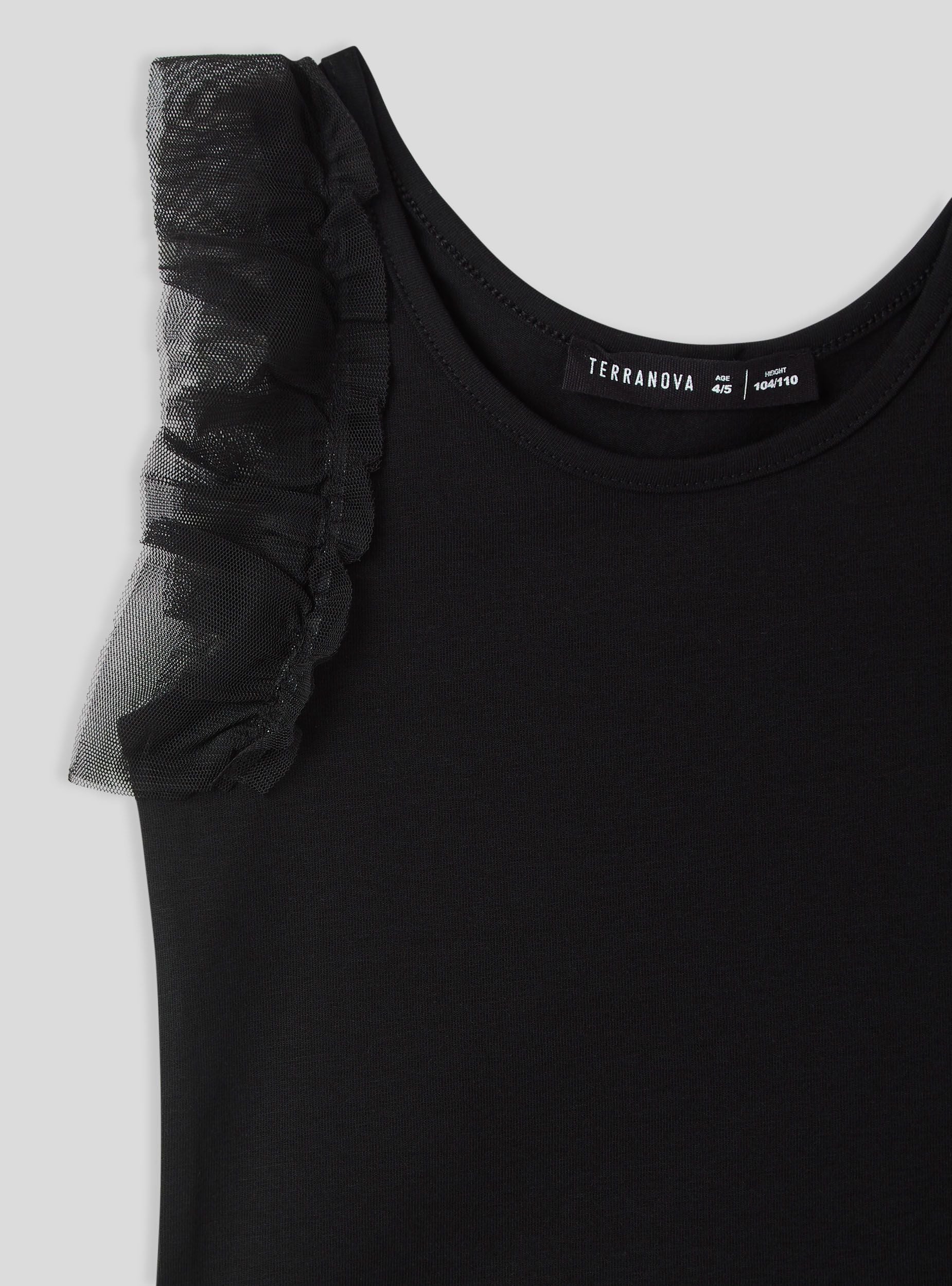 Top spalle larghe in tulle - Image 6