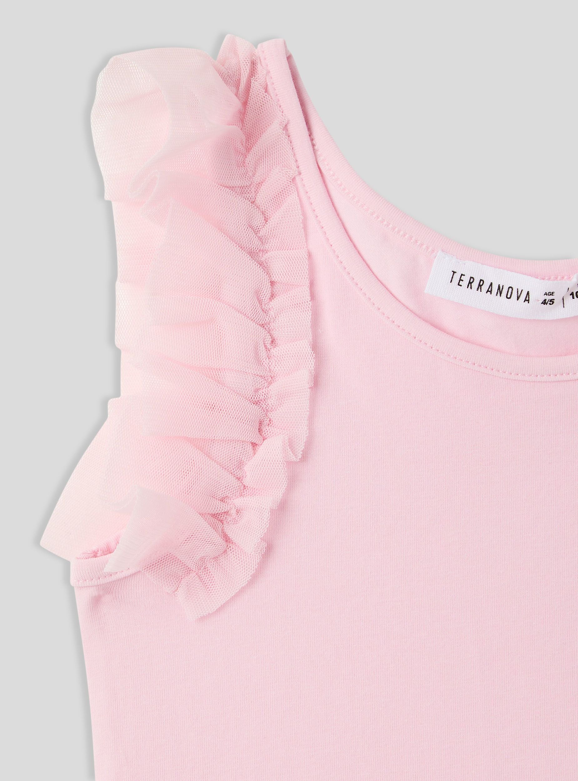 Top spalle larghe in tulle - Image 5