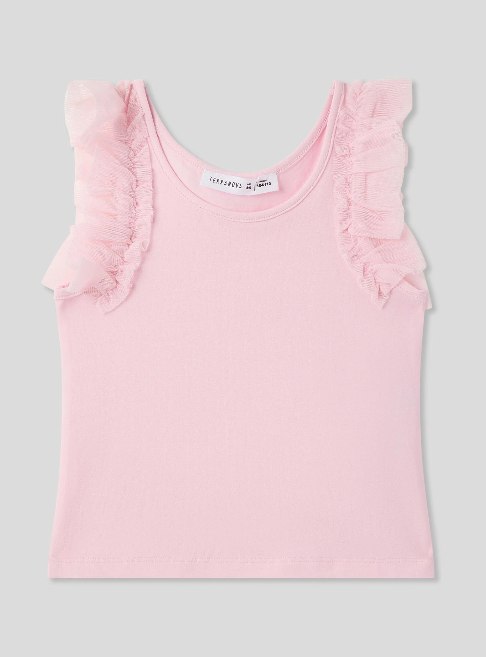 Top spalle larghe in tulle - Image 6