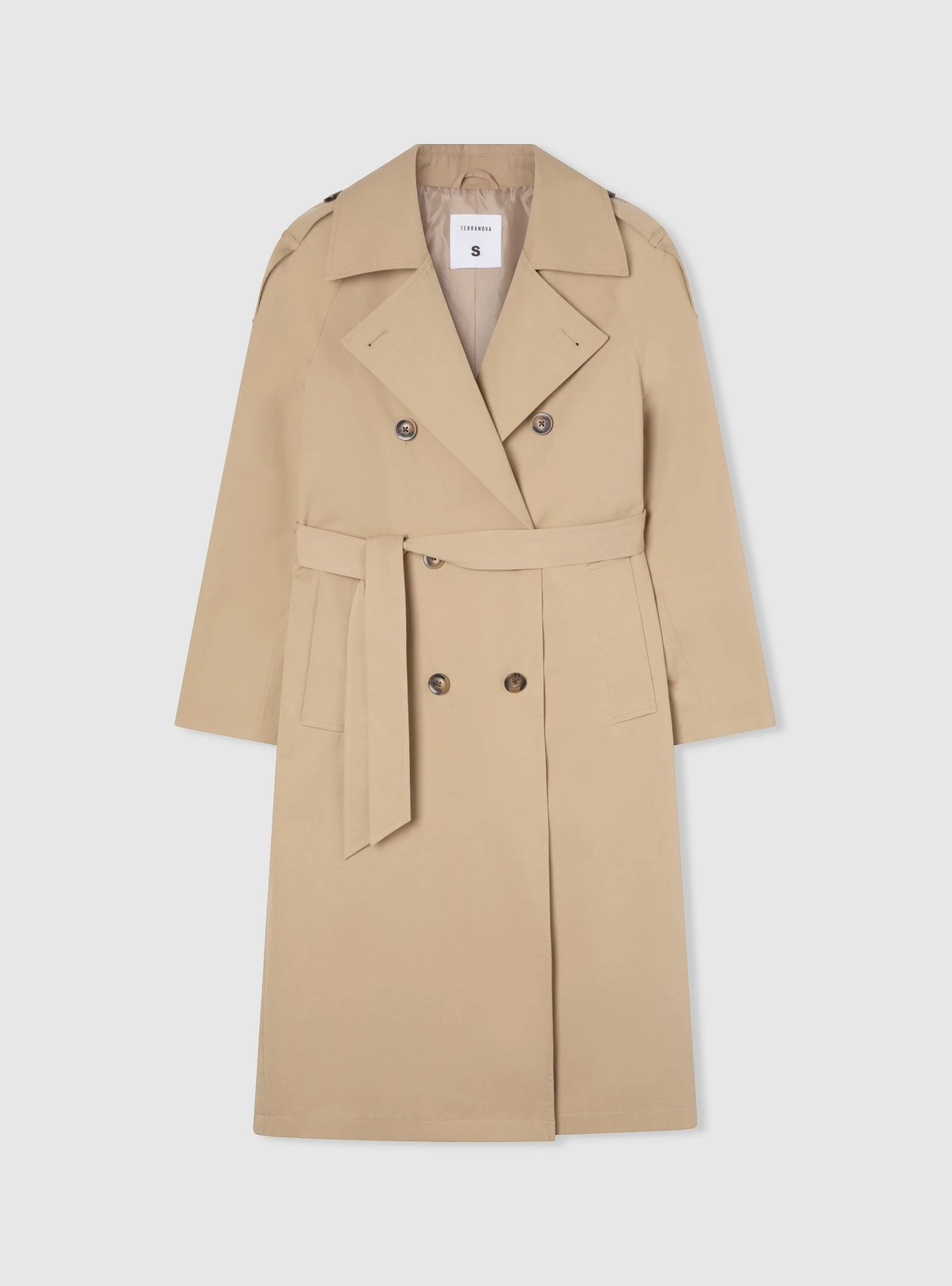 Trench lungo con cintura - Image 6