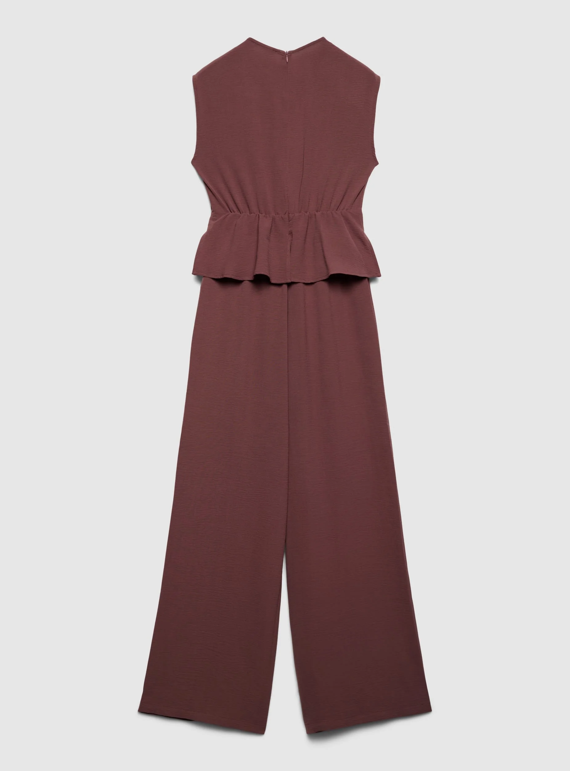 Tuta smanicata con peplum - Image 5