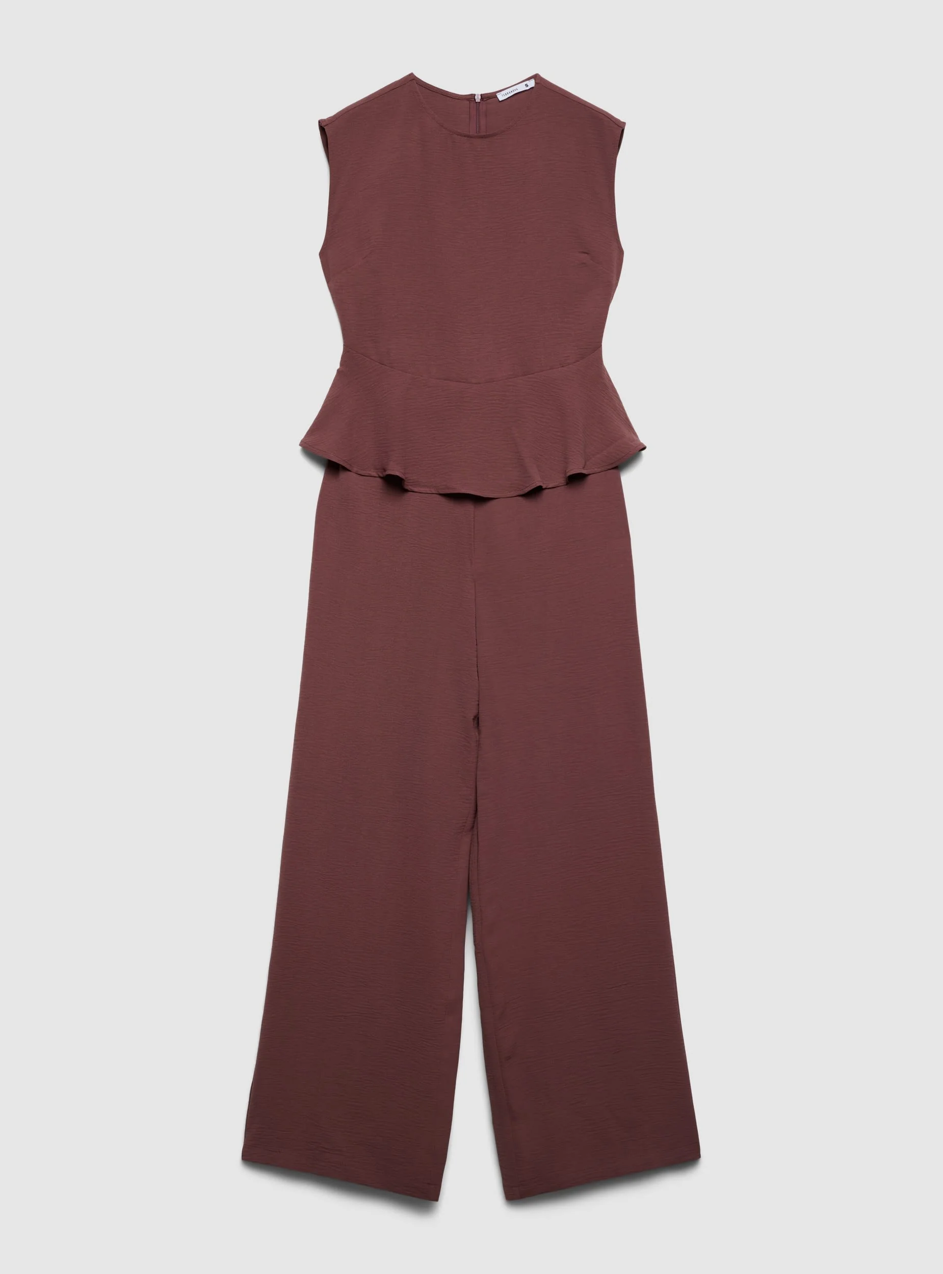 Tuta smanicata con peplum - Image 6