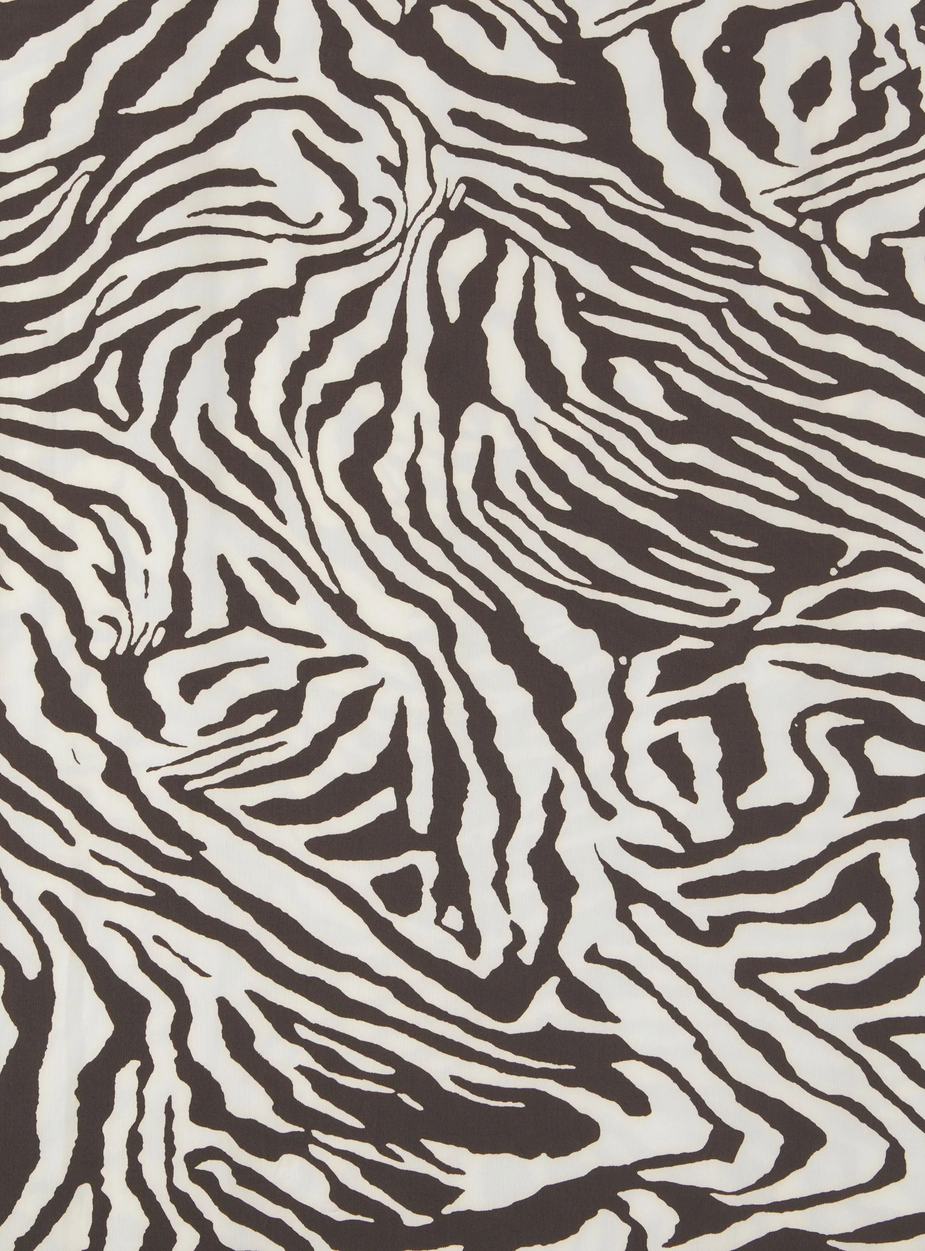 Vestito a fascia zebrato con spacco - Image 5
