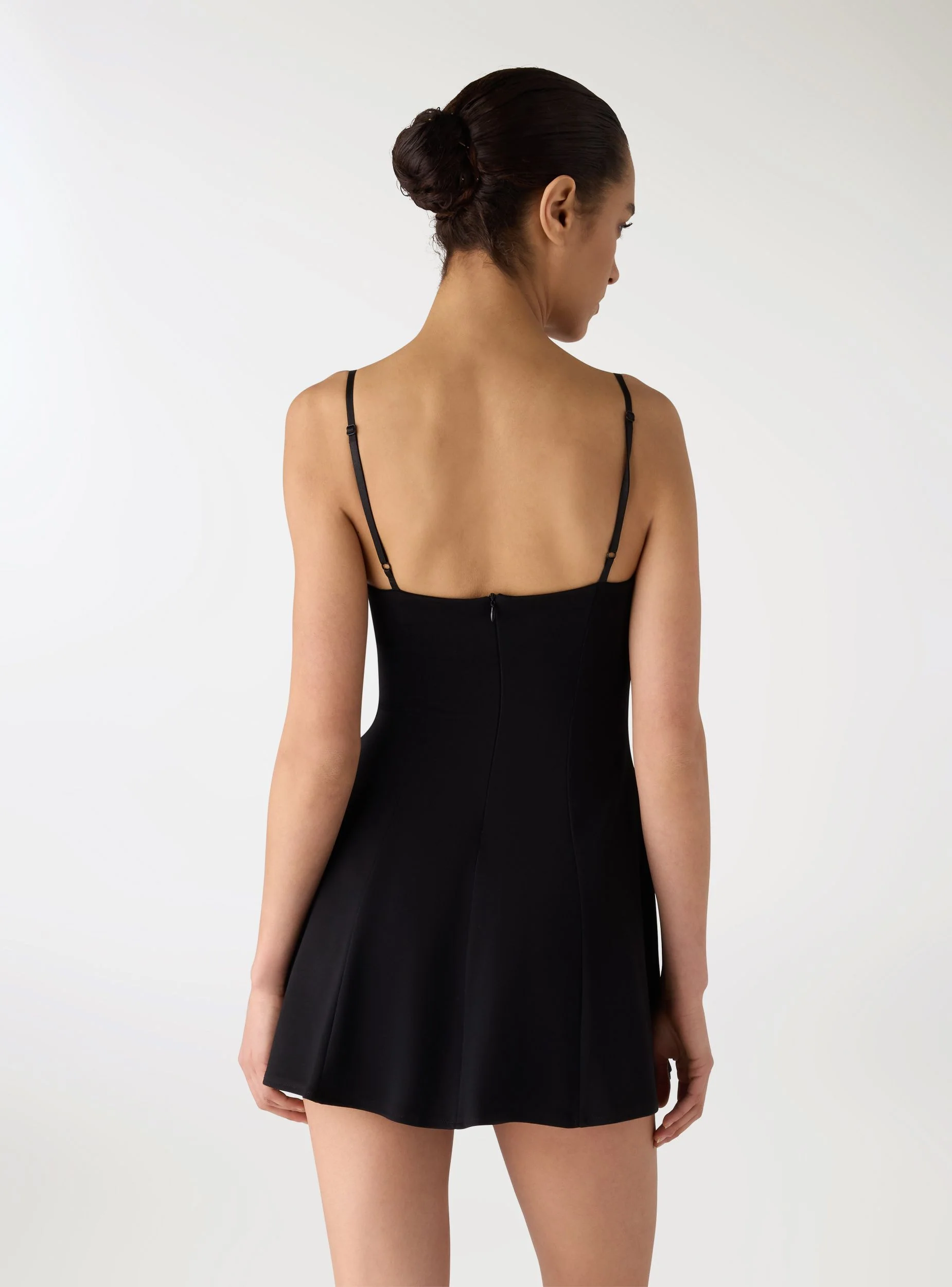 Vestito a godet con scollo a cuore - Image 4