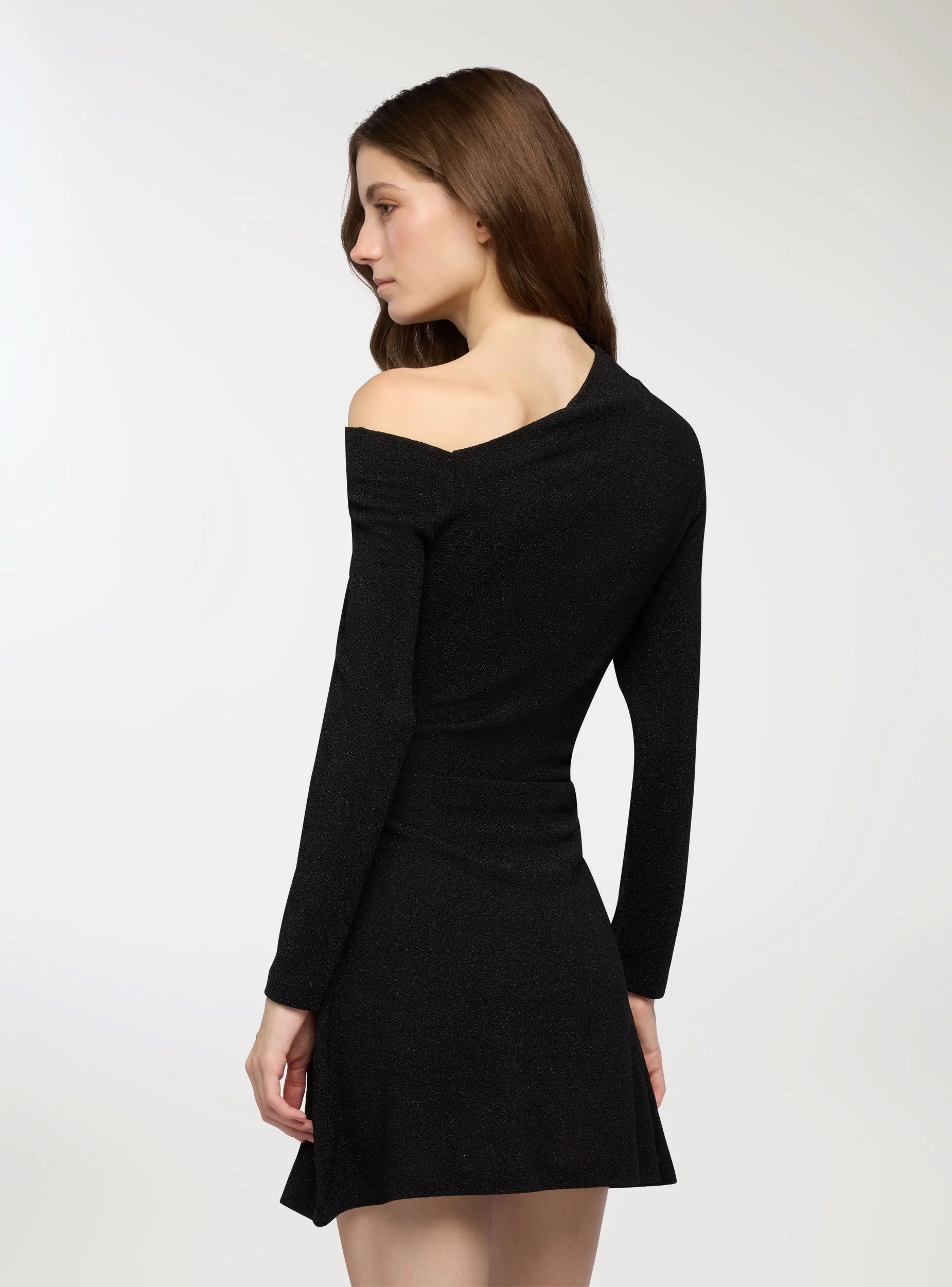 Vestito asimmetrico luccicante - Image 2