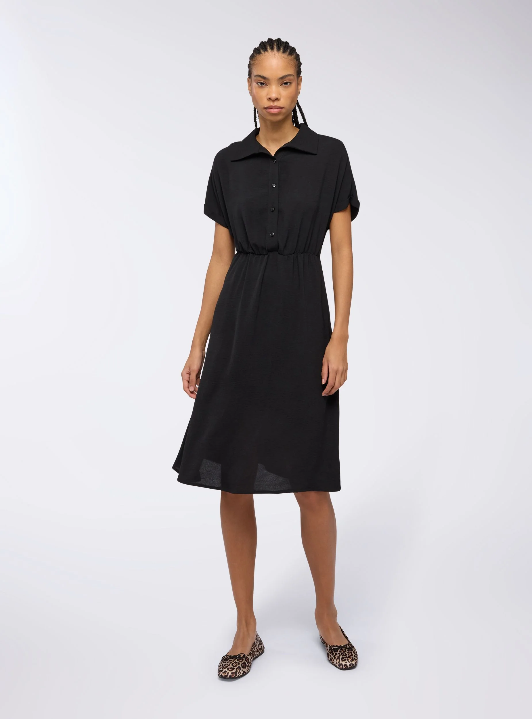 Vestito chemisier con fusciacca - Image 2