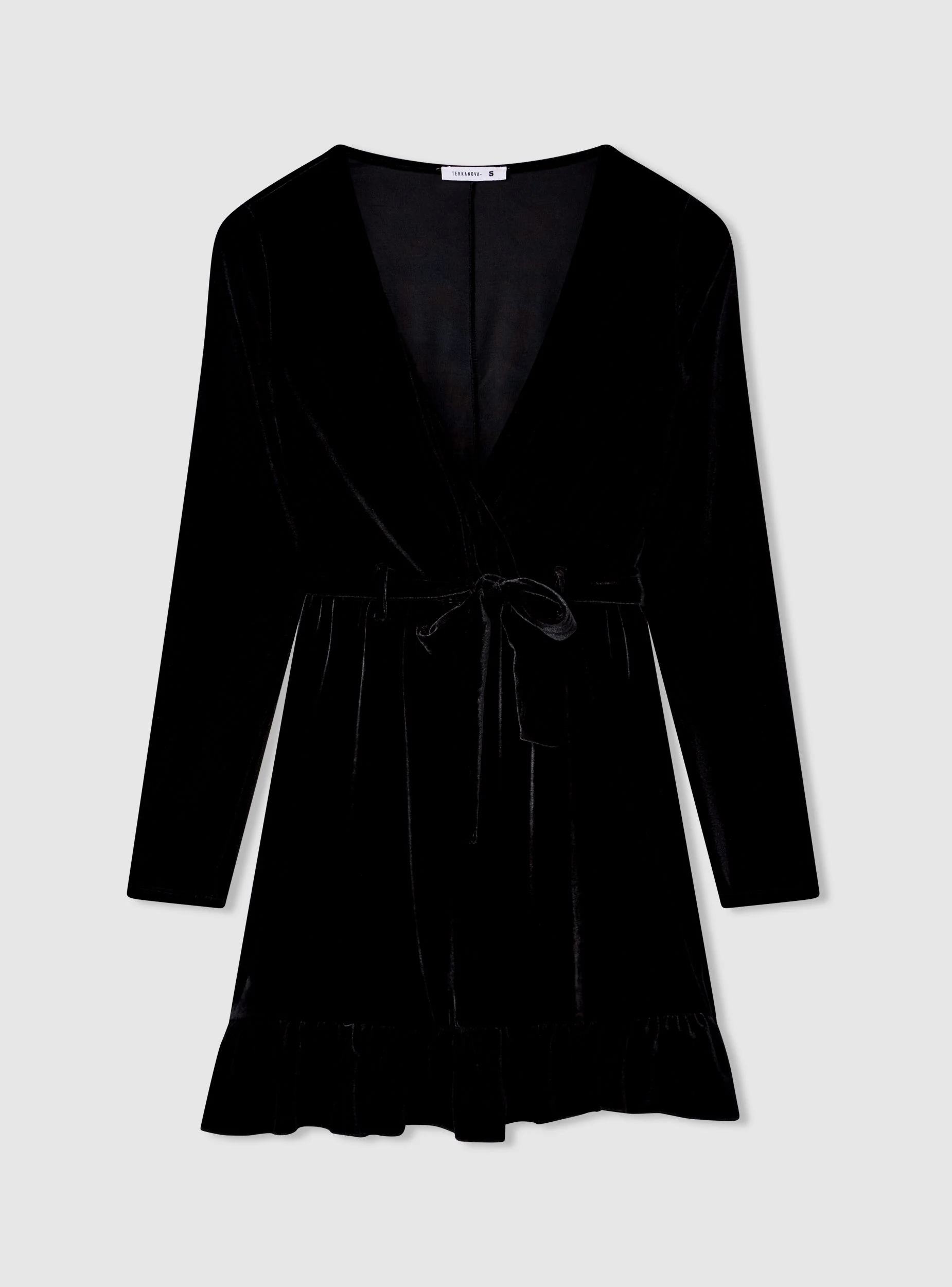 Vestito con cintura in ciniglia - Image 5