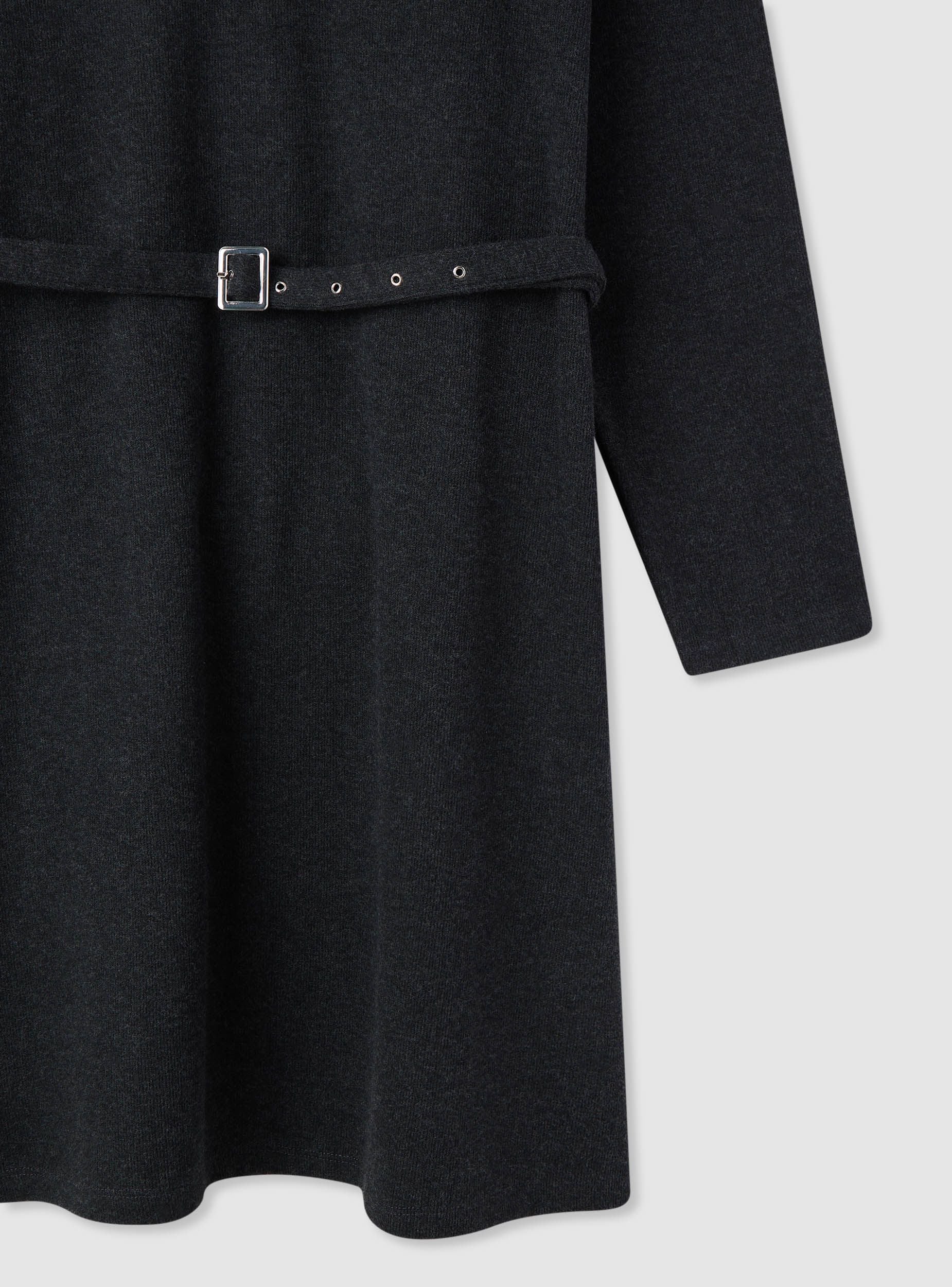 Vestito con cintura in maglia - Image 7