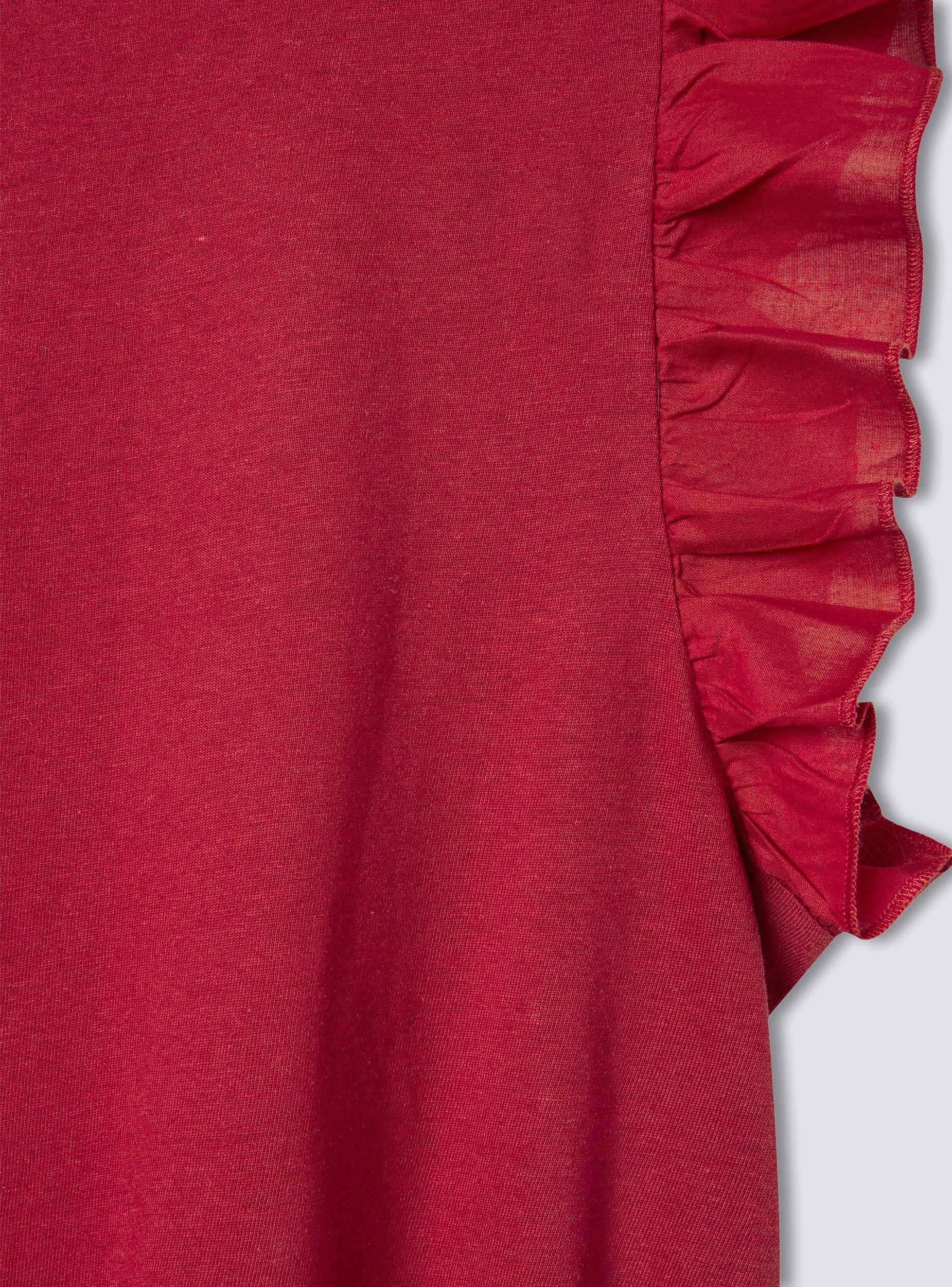 Vestito con cinturina e balze - Image 5