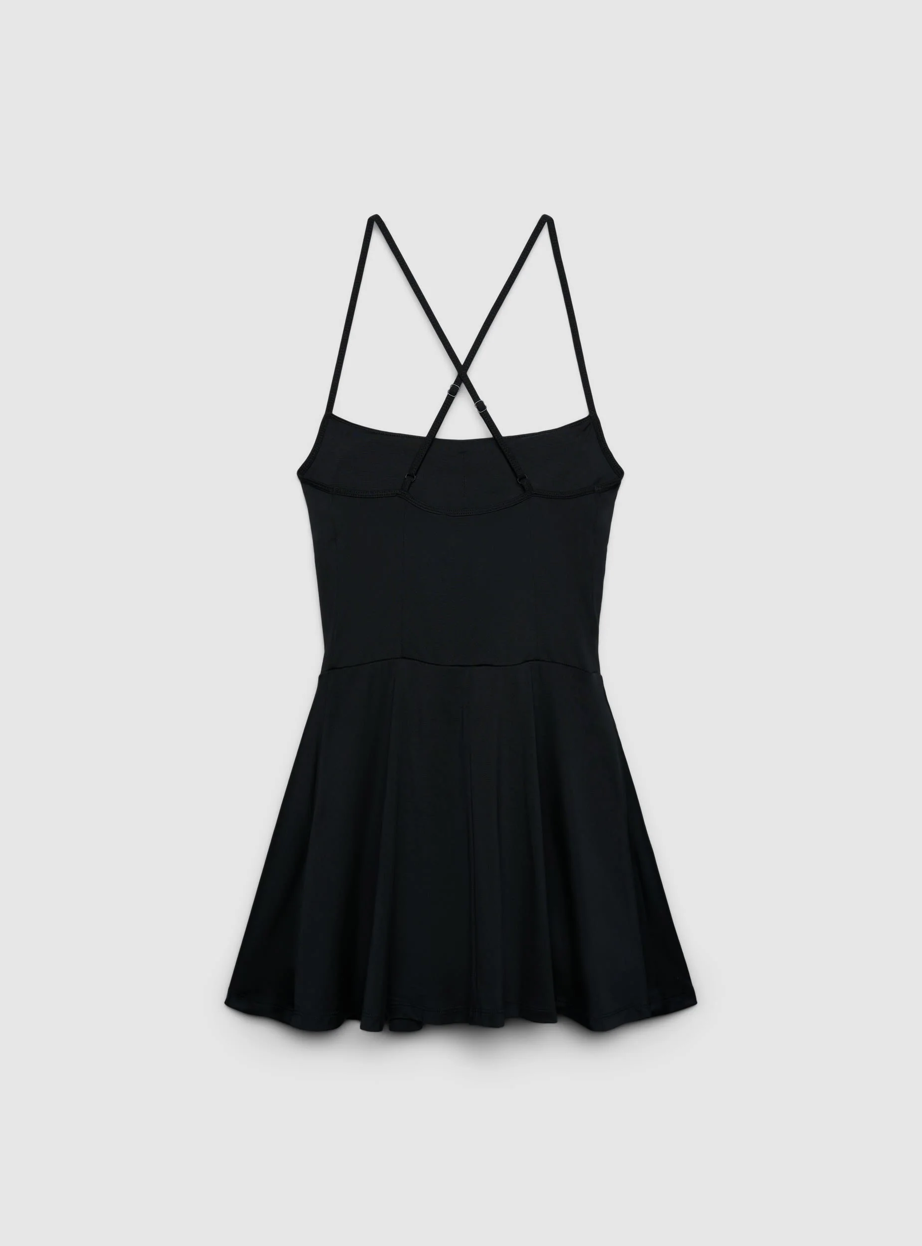 Vestito con coppe e spalline incrociate - Image 5