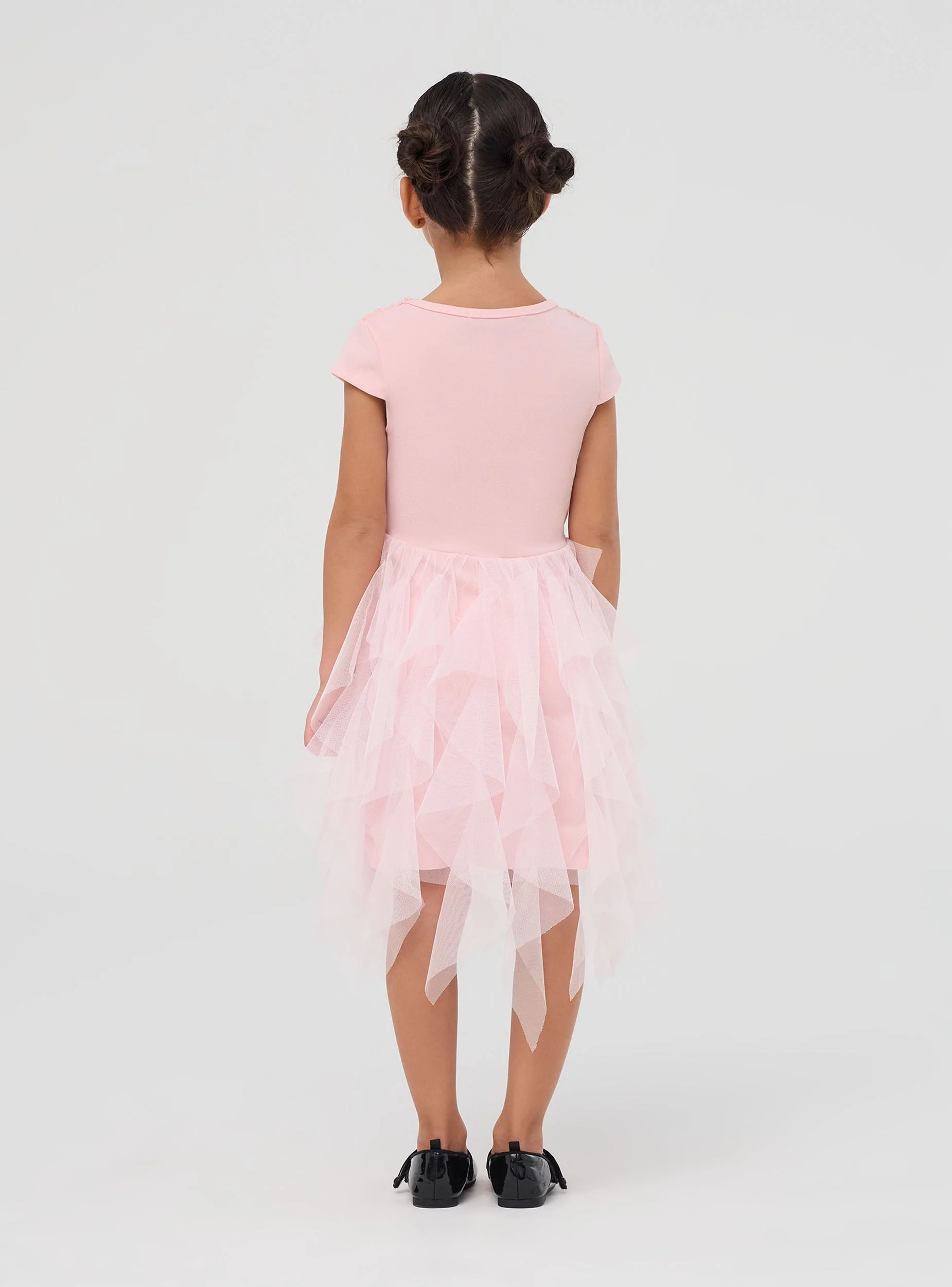 Vestito con tulle e fiorellini - Image 3