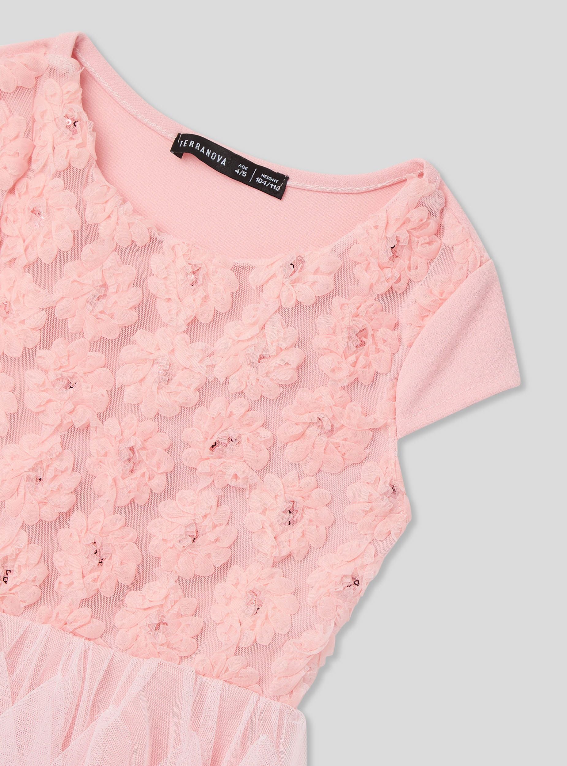 Vestito con tulle e fiorellini - Image 5