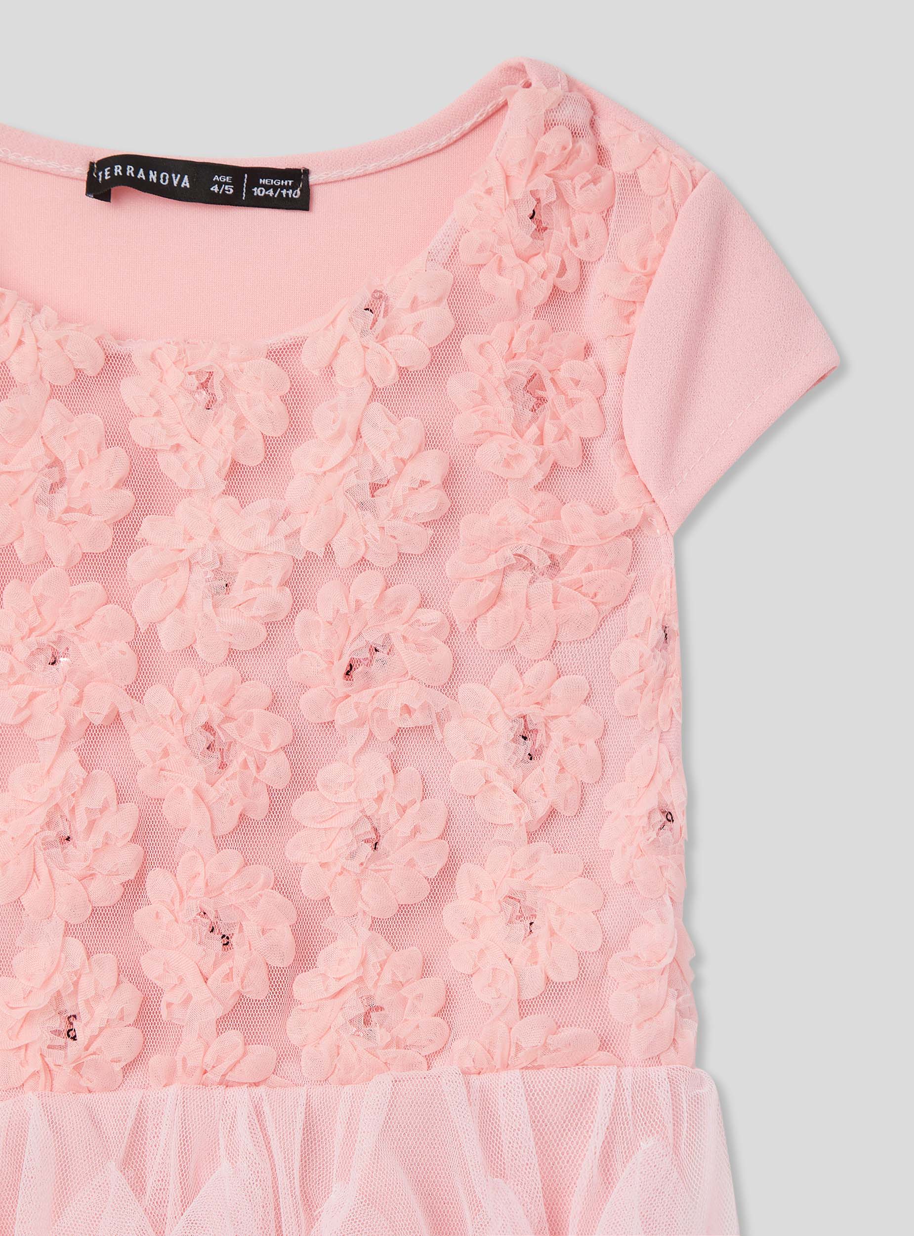 Vestito con tulle e fiorellini - Image 6