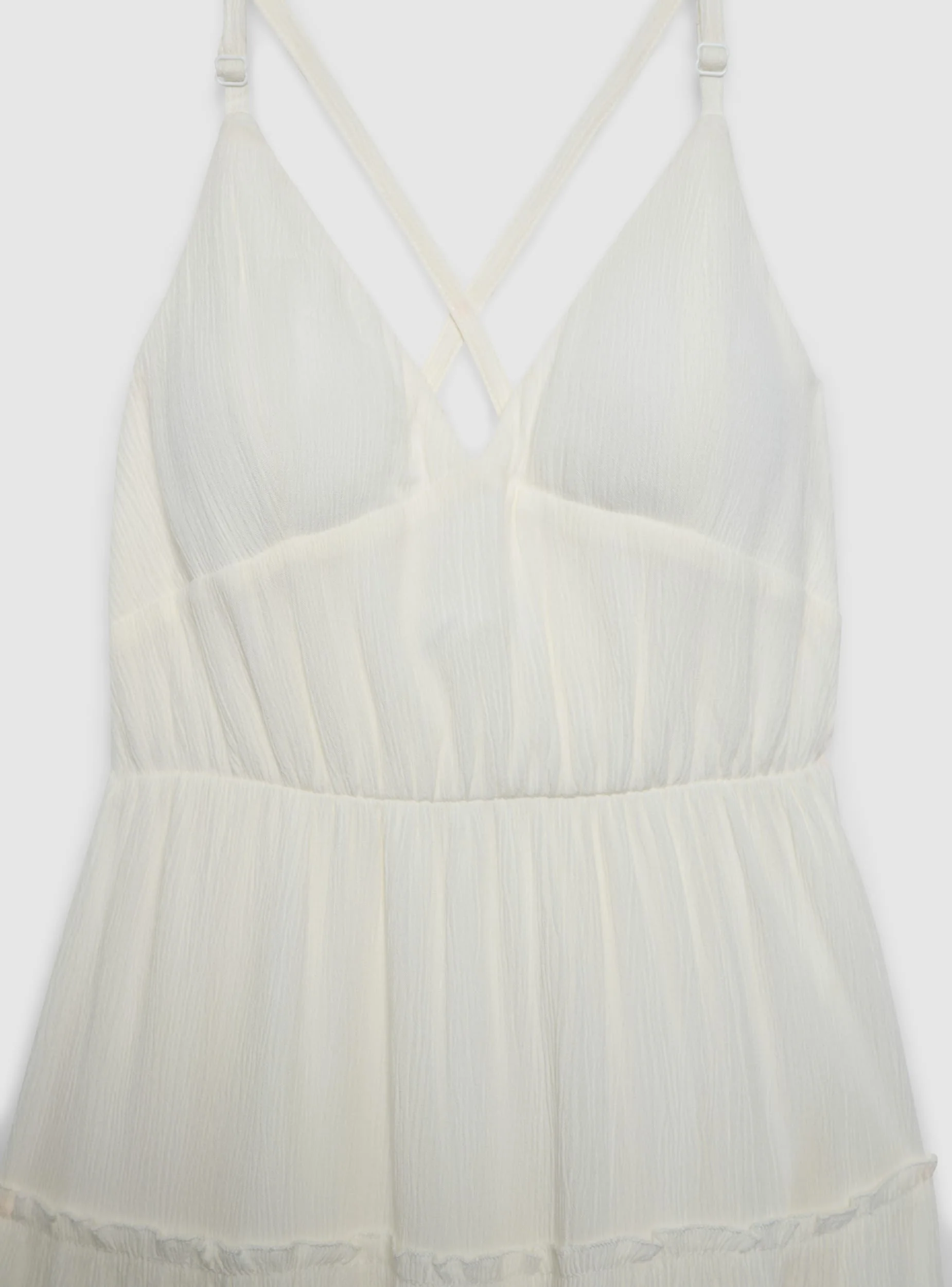 Vestito corto a balze con spalline - Image 7