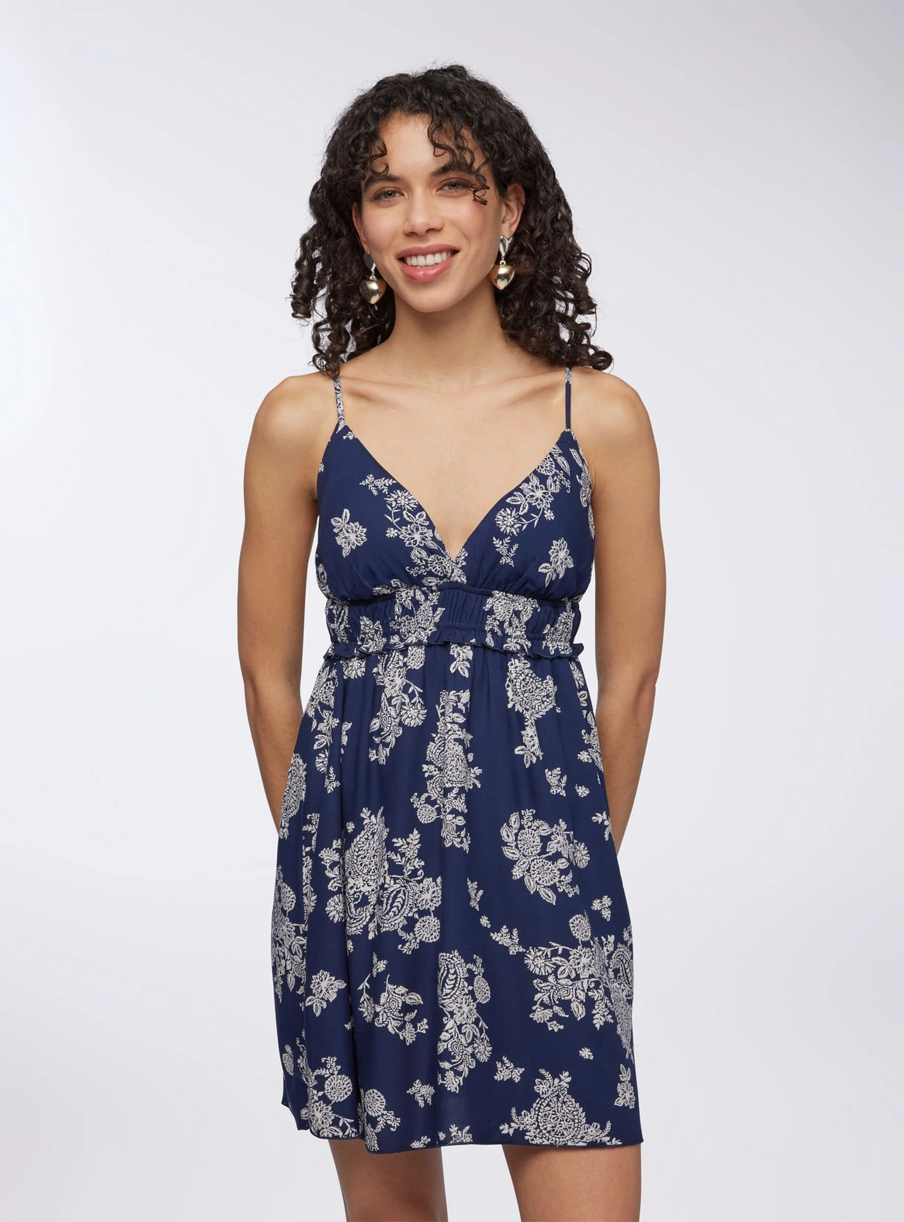Vestito corto con fantasia paisley - Image 4