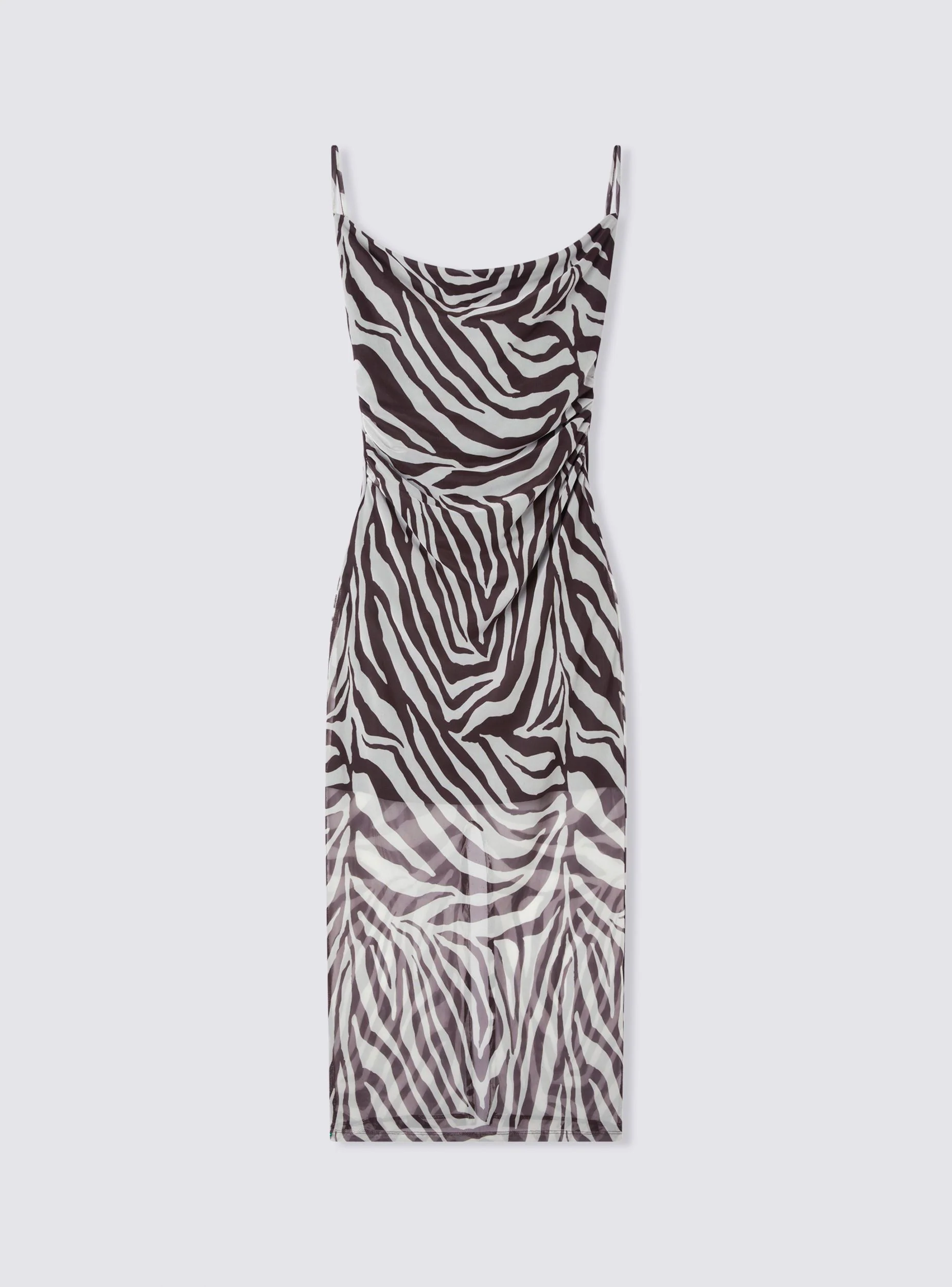 Vestito gronda lungo zebrato - Image 4