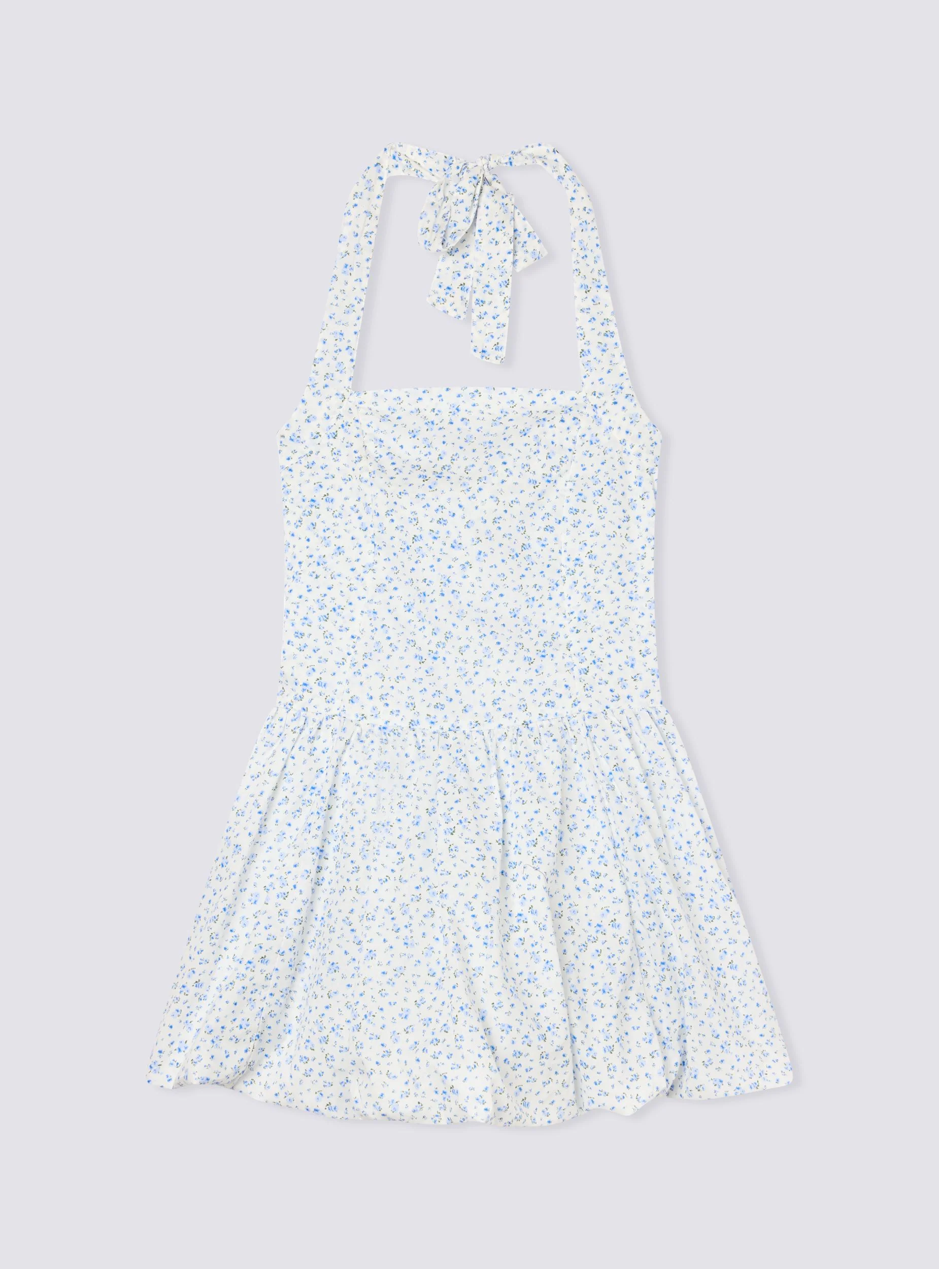 Vestito halterneck a palloncino - Image 7