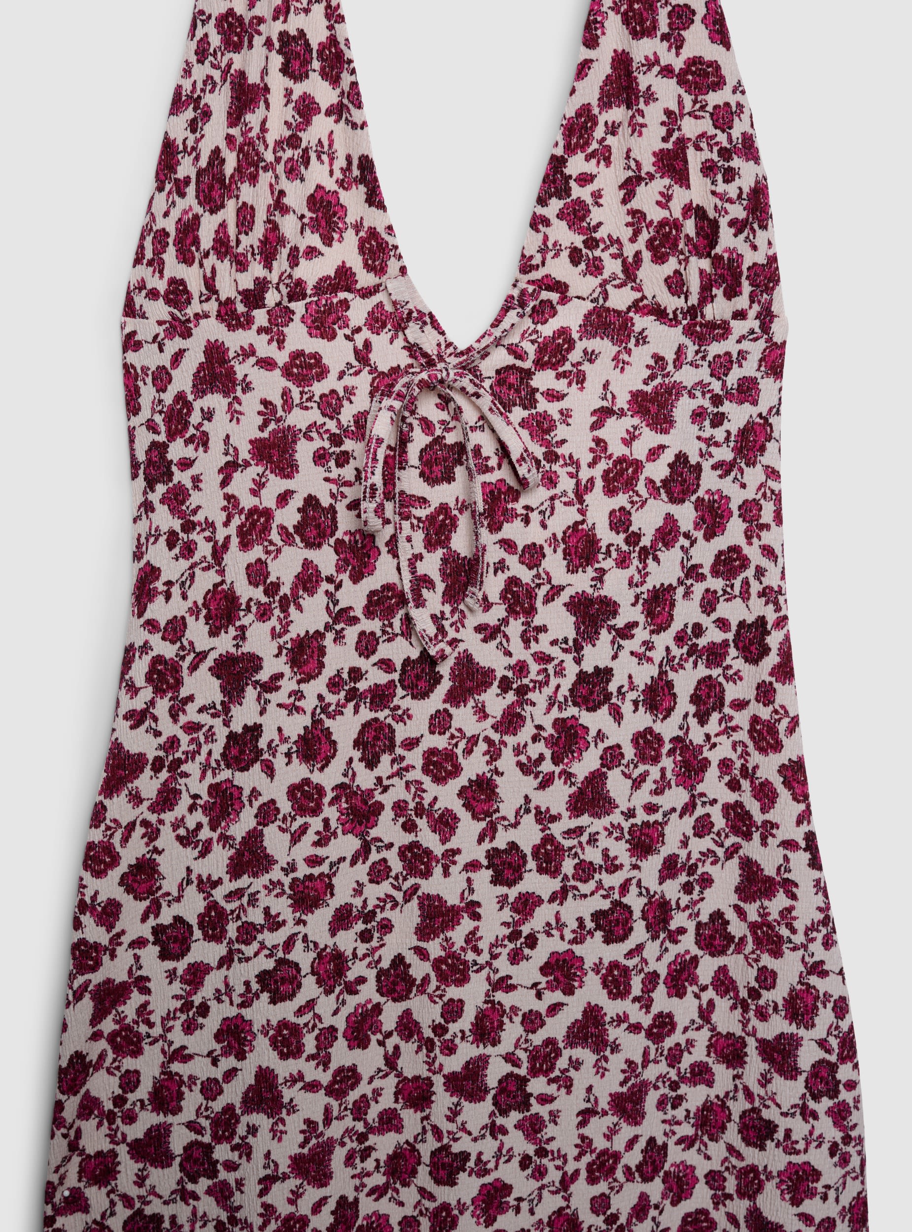 Vestito halterneck con stampa a fiori - Image 5