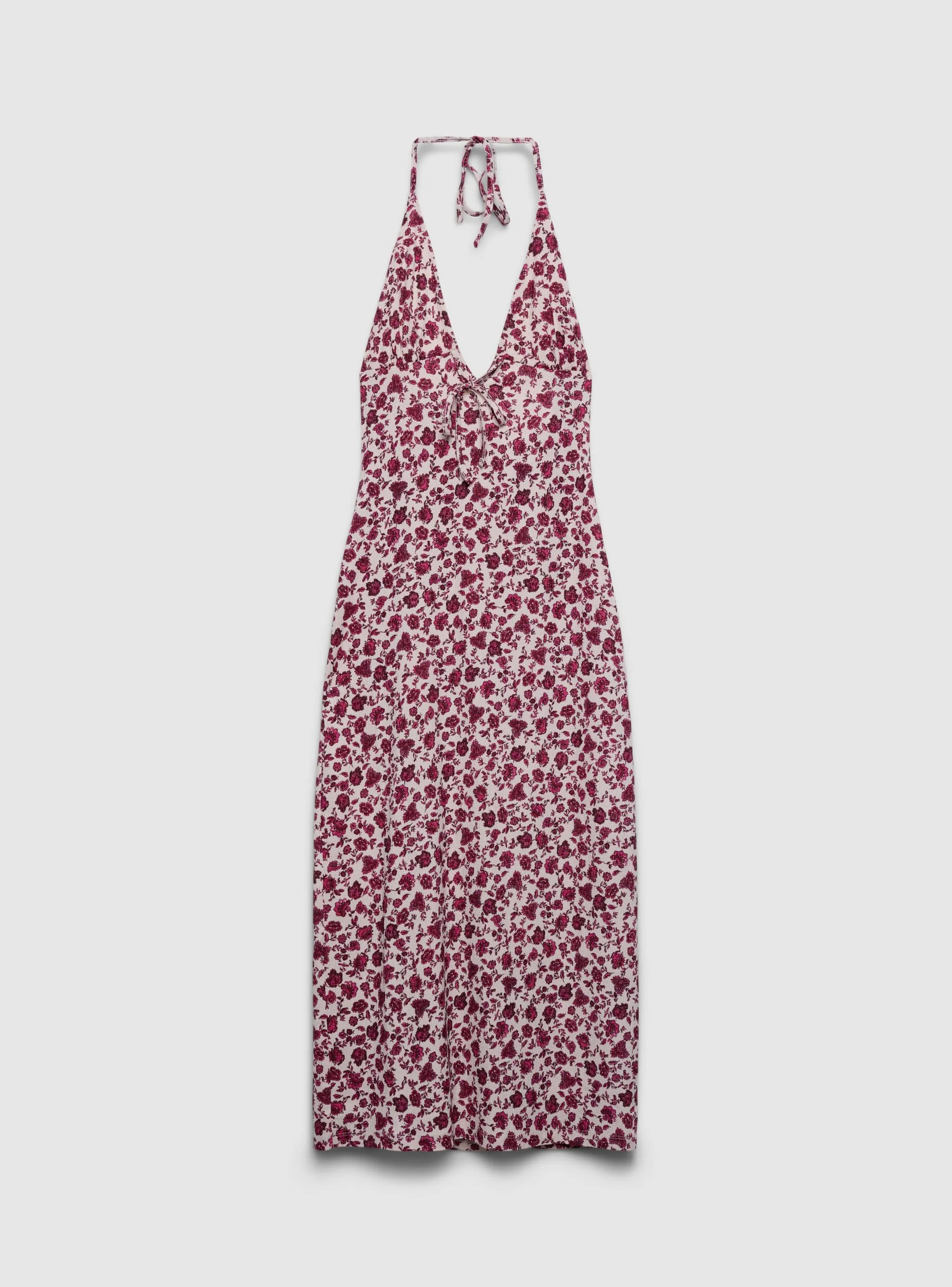 Vestito halterneck con stampa a fiori - Image 6