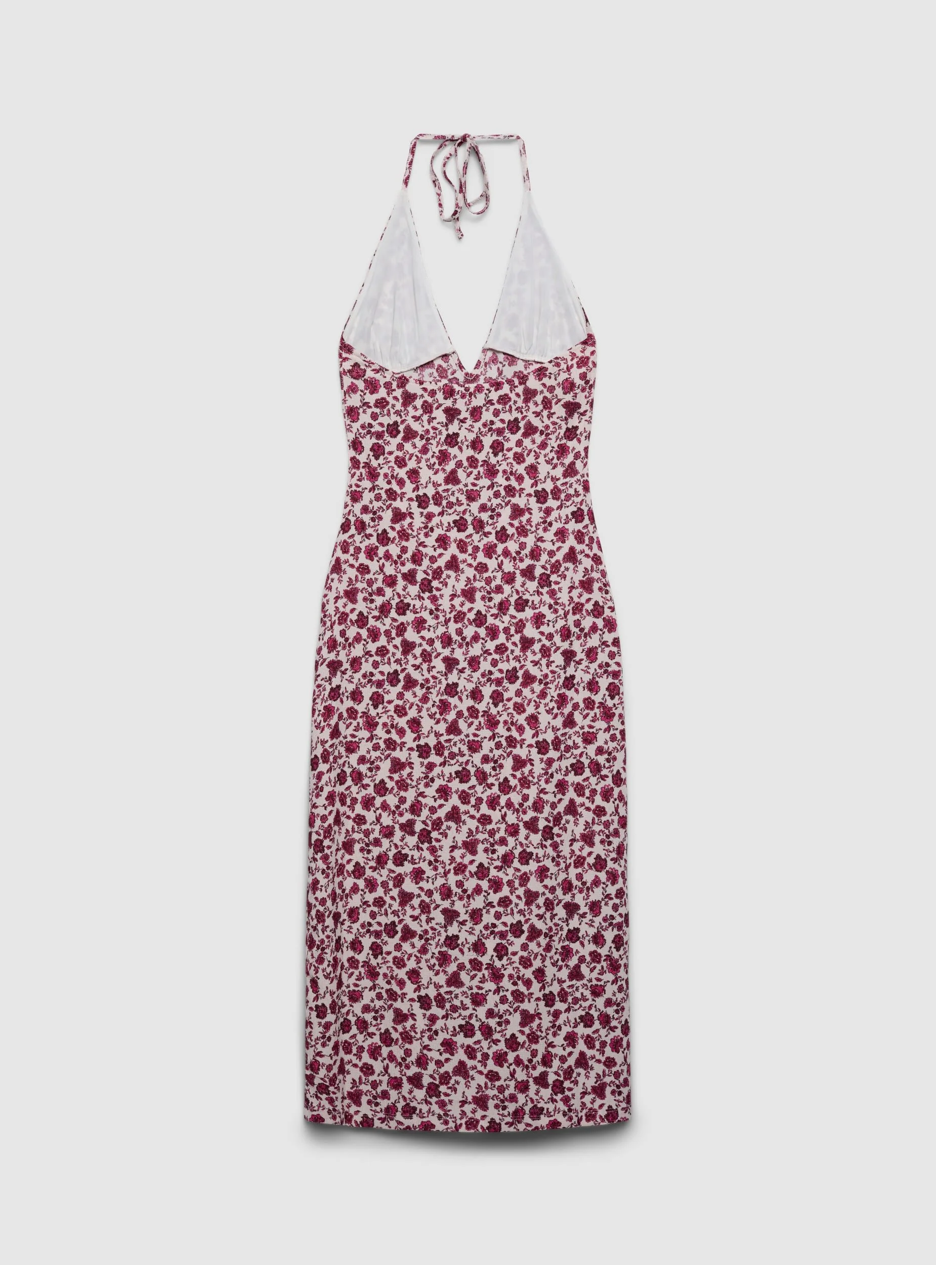 Vestito halterneck con stampa a fiori - Image 7