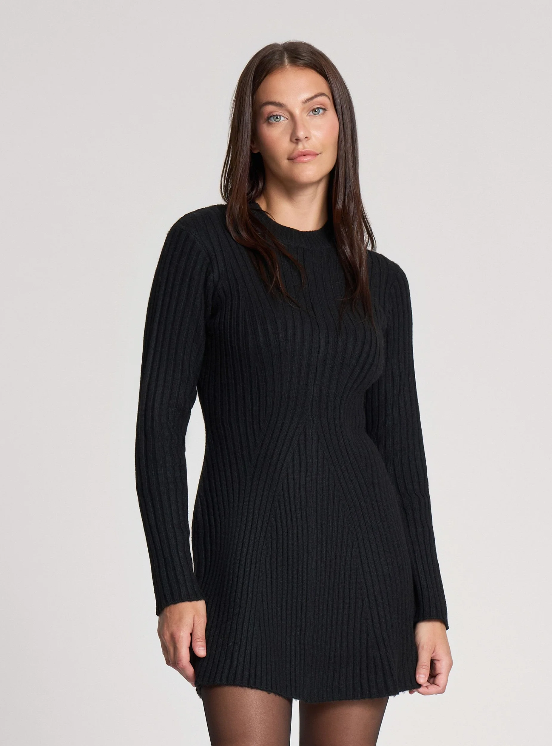 Vestito in maglia a costine - Image 2