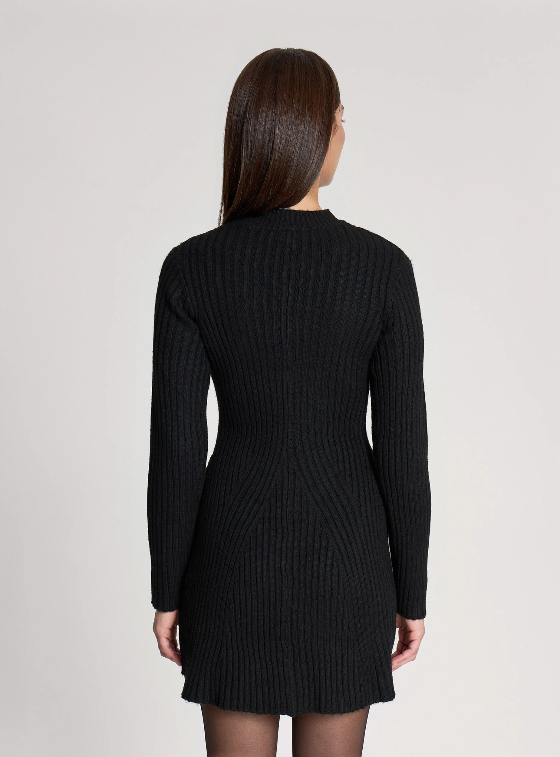 Vestito in maglia a costine - Image 3