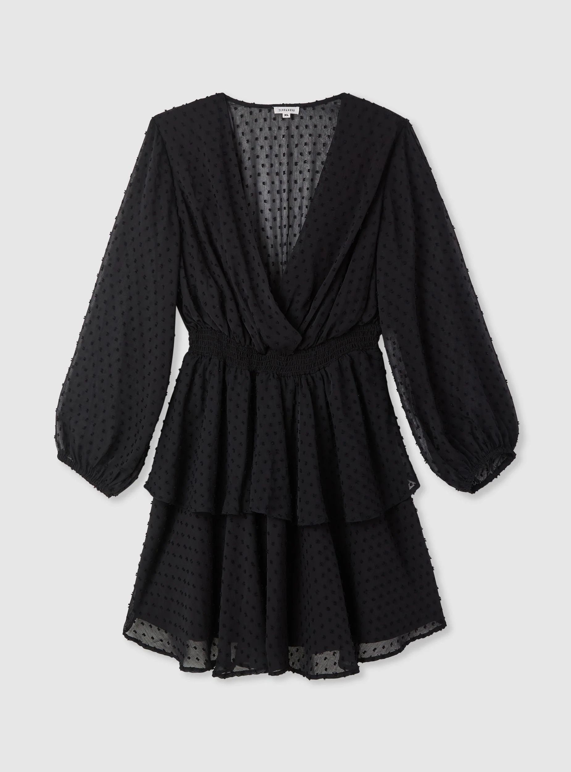 Vestito incrociato con balze - Image 6