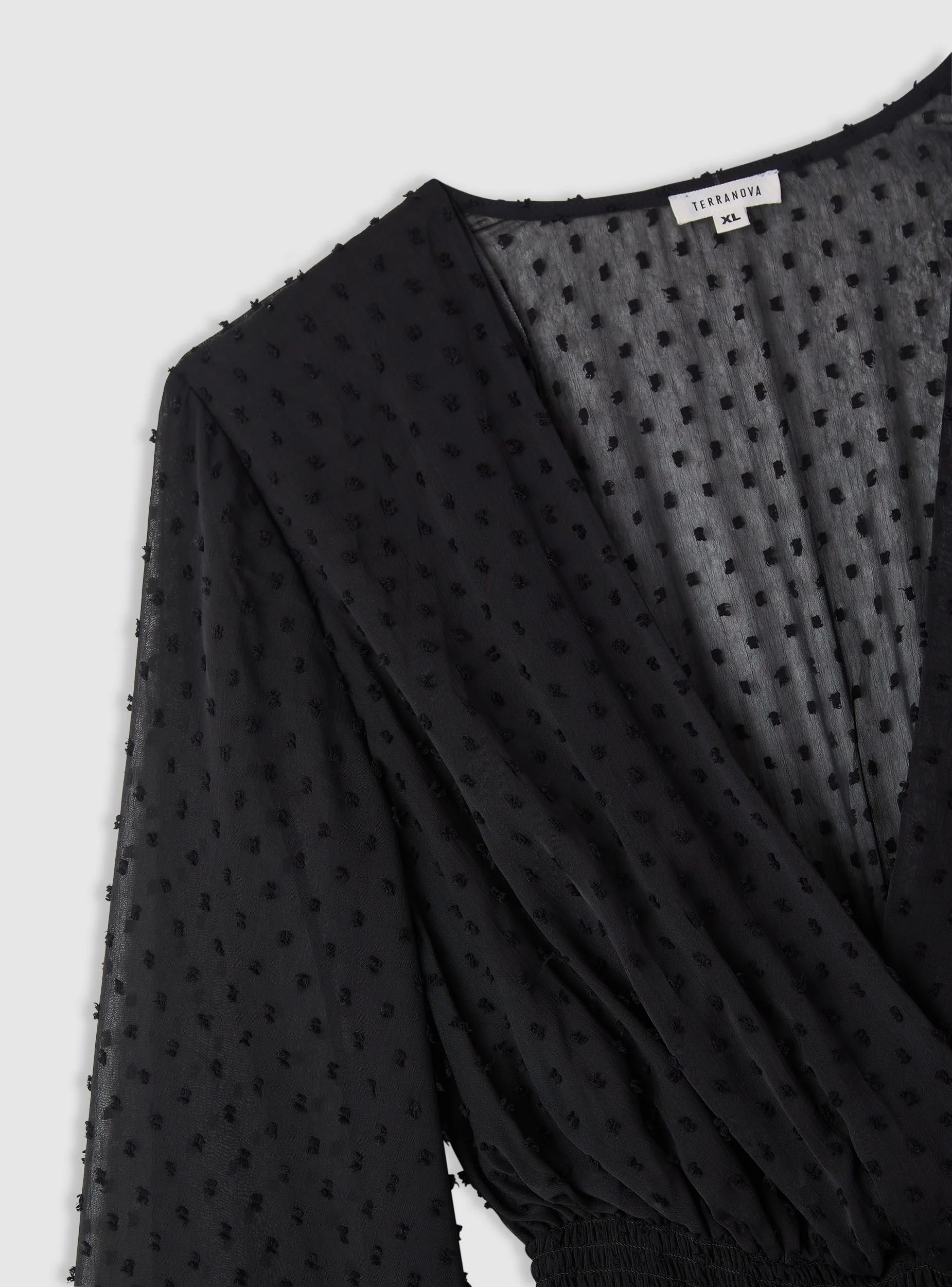 Vestito incrociato con balze - Image 7
