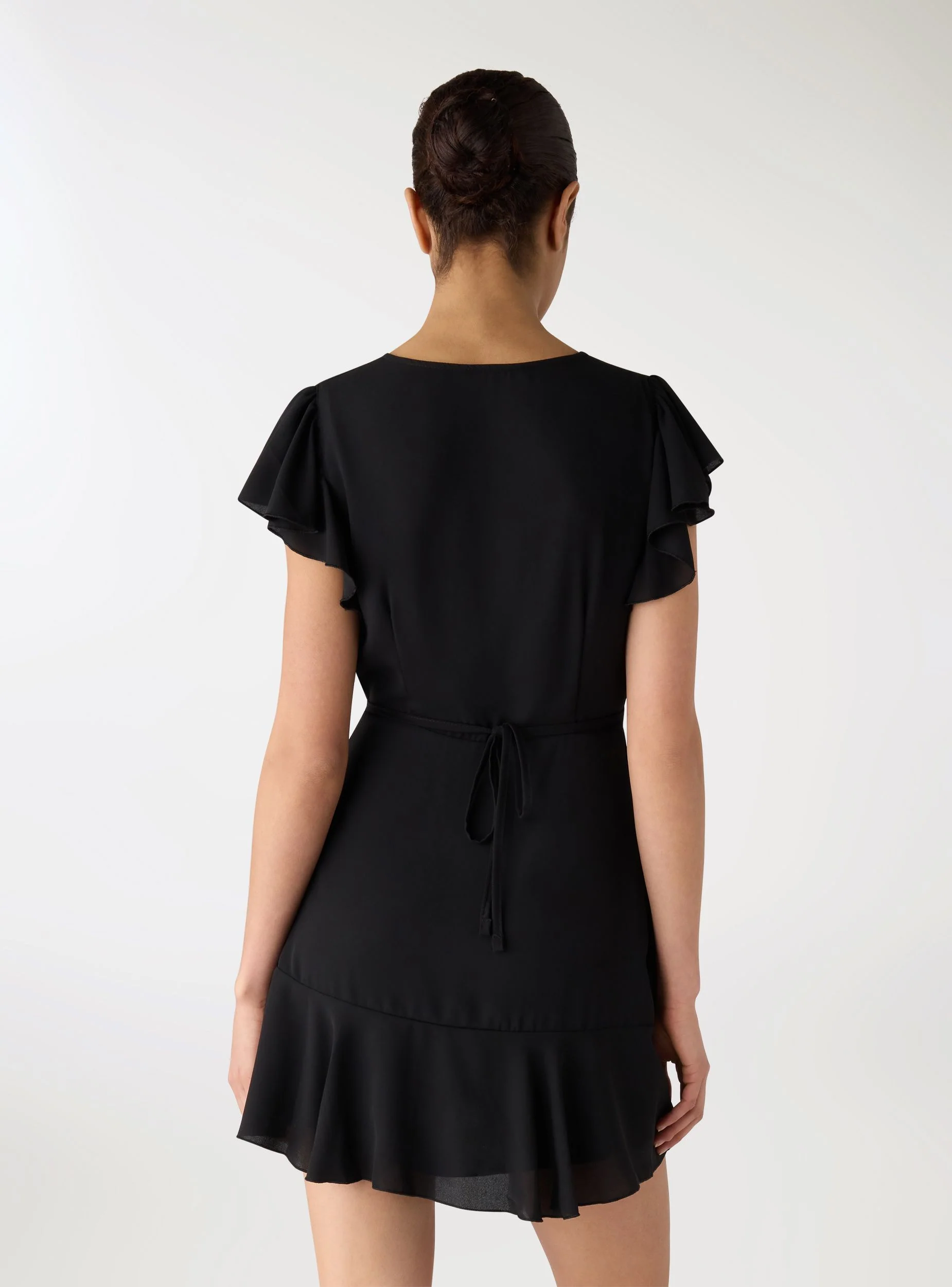 Vestito incrociato con balze - Image 3
