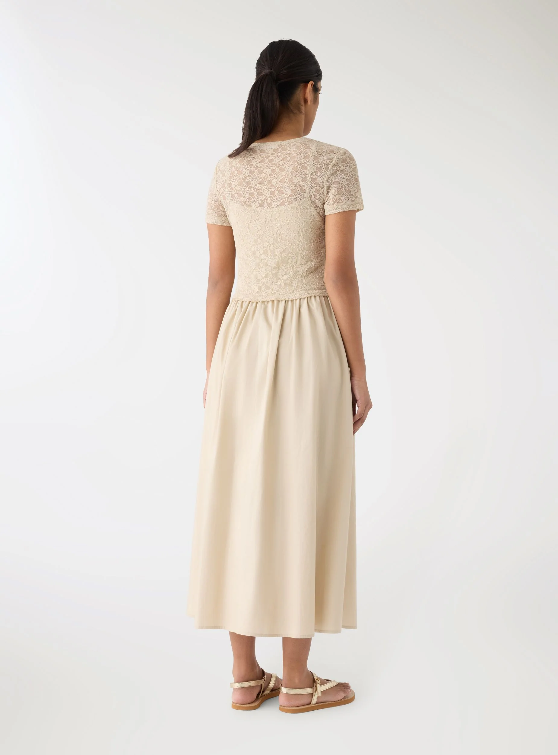 Vestito lungo con pizzo - Image 4