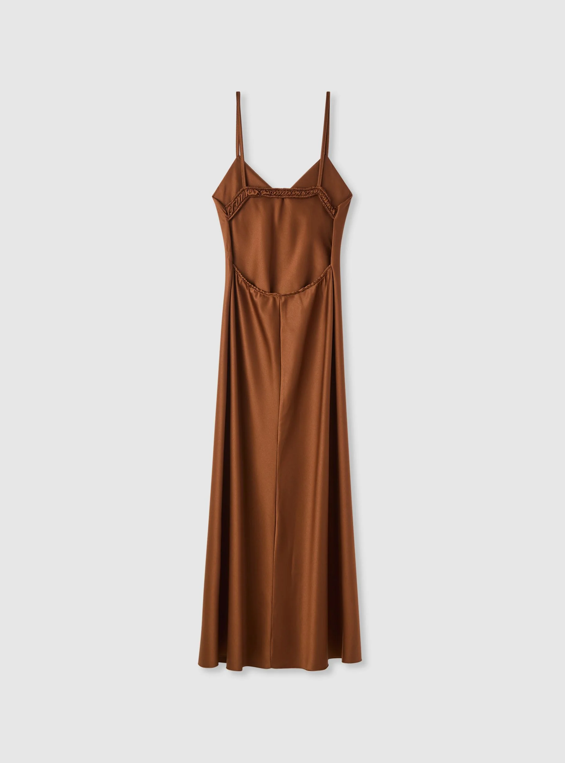 Vestito lungo con schiena nuda satin - Image 5